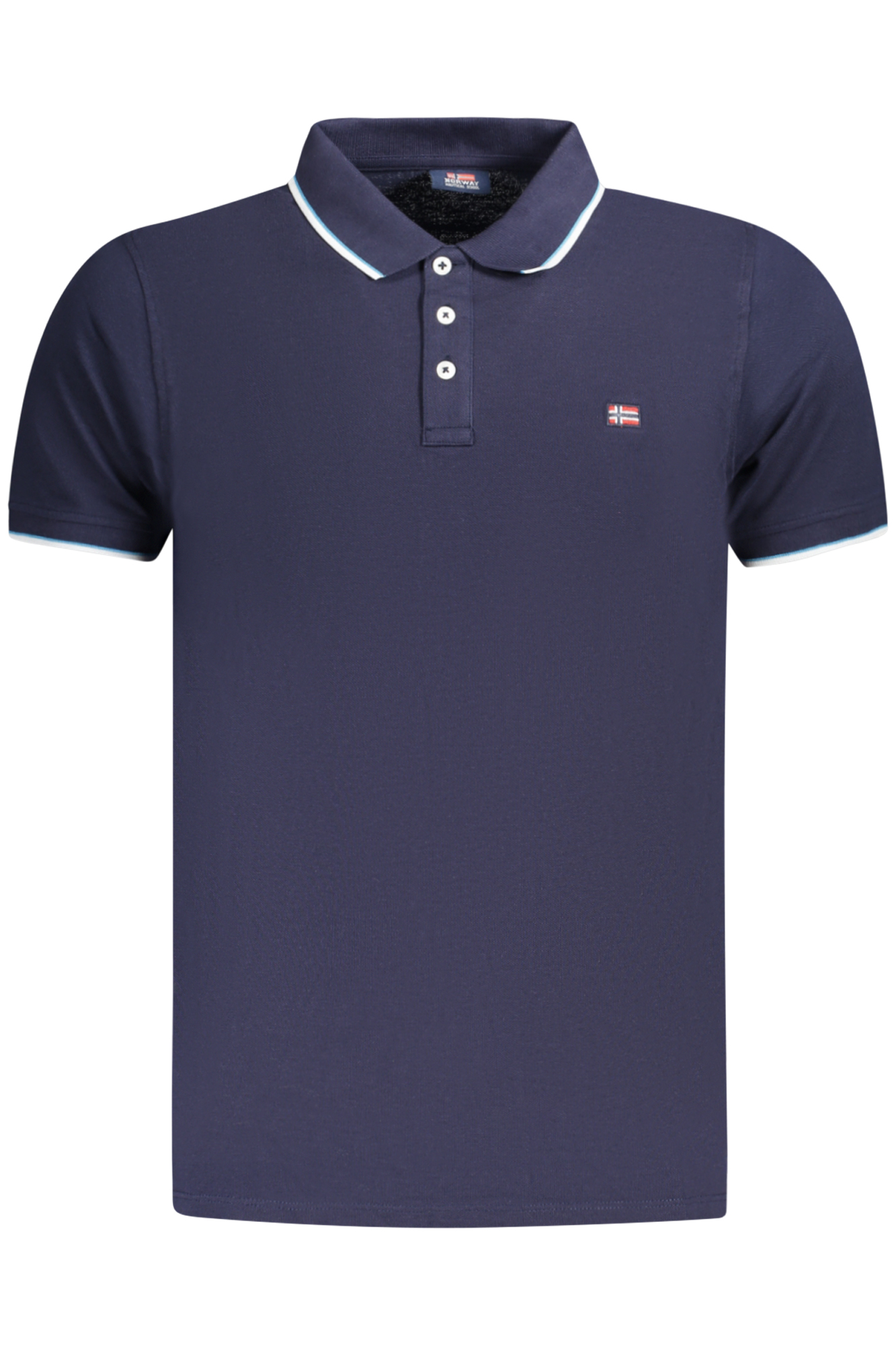 NORWAY 1963 mėlyni vyriški polo marškinėliai trumpomis rankovėmis NORWAY 1963 mėlyni vyriški polo marškinėliai trumpomis rankovėmis
