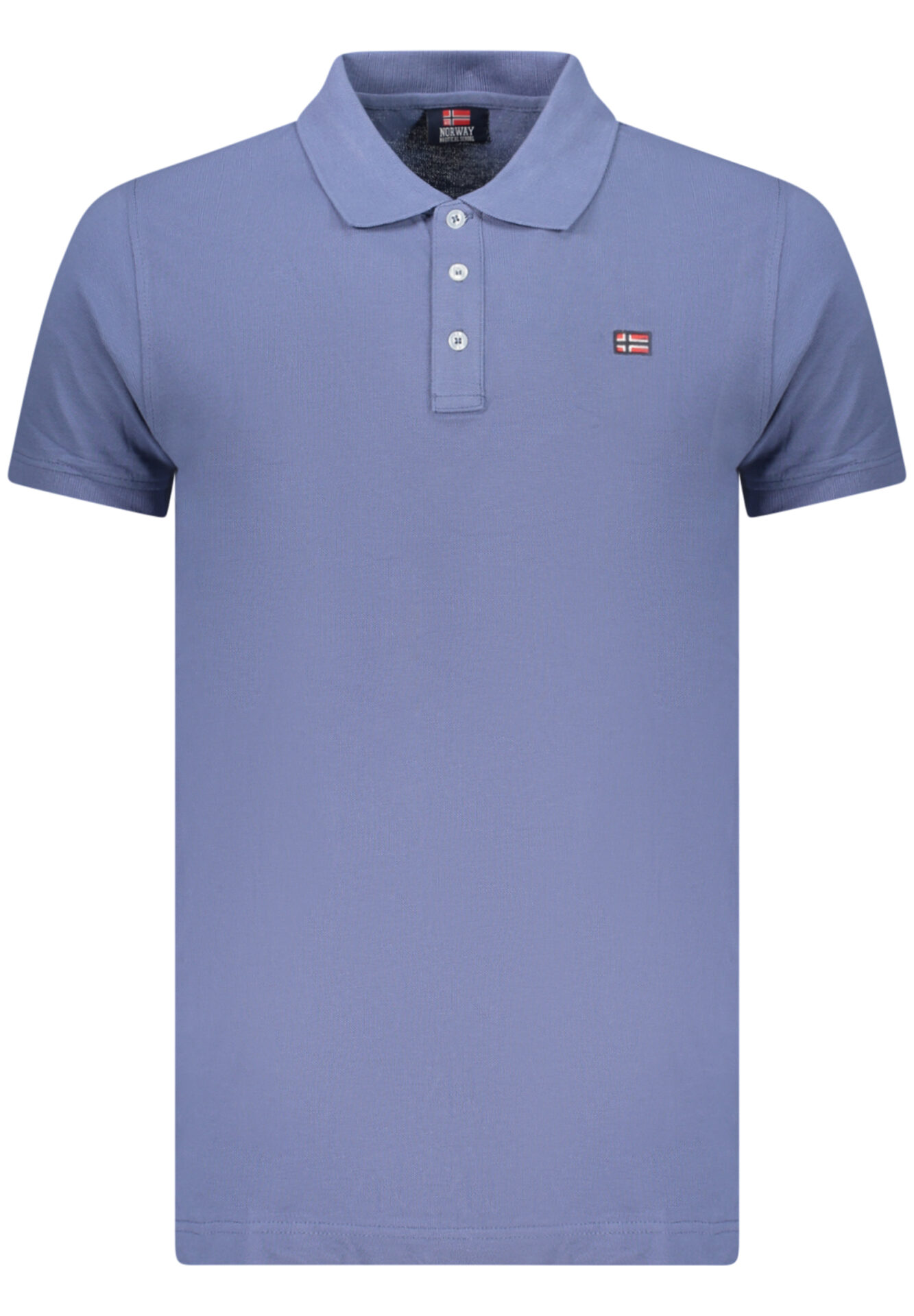NORWAY 1963 MEN'S SHORT-SLEEVED POLO SHIRT, BLUE