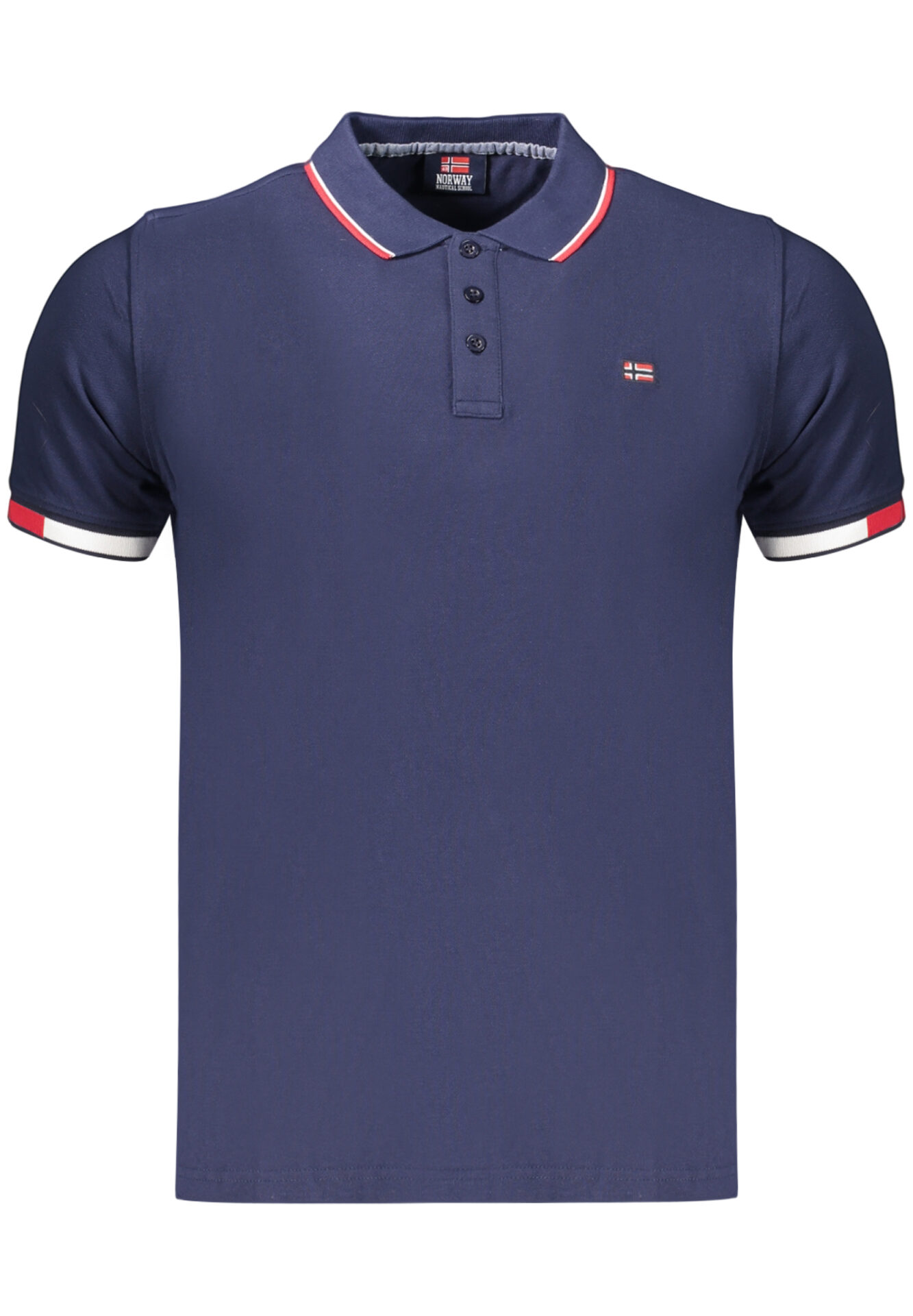 NORWAY 1963 MEN'S SHORT-SLEEVED POLO SHIRT, BLUE