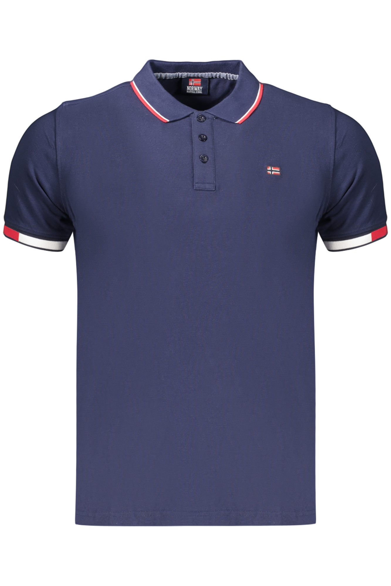 NORWAY 1963 MEN'S SHORT-SLEEVED POLO SHIRT, BLUE NORWAY 1963 MEN'S SHORT-SLEEVED POLO SHIRT, BLUE