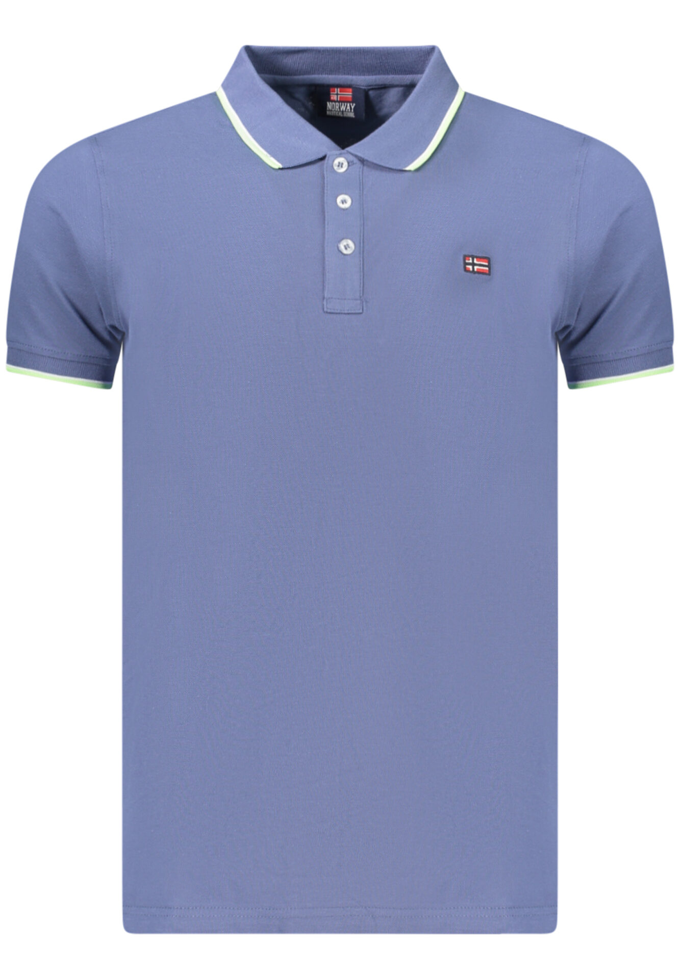 NORWAY 1963 MEN'S SHORT-SLEEVED POLO SHIRT, BLUE