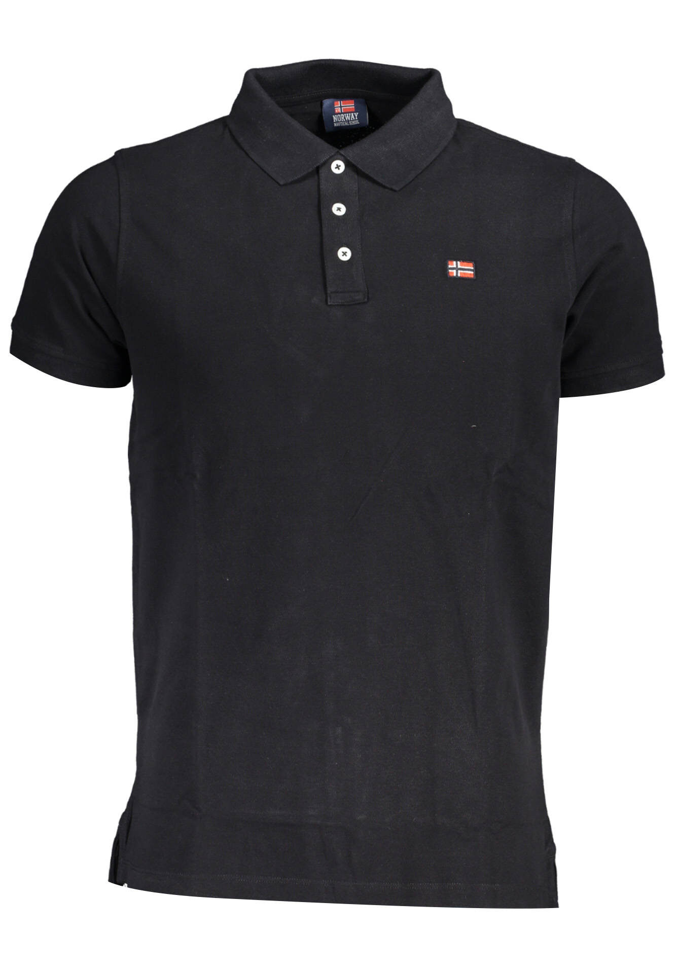 NORWAY 1963 MEN'S SHORT SLEEVE POLO BLACK