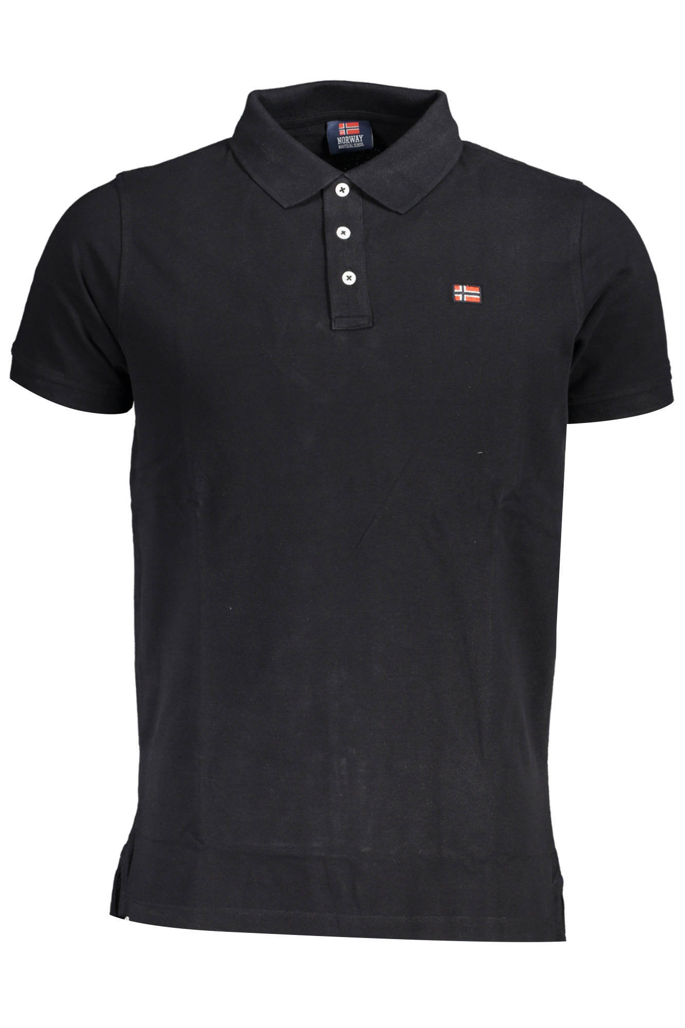 NORWAY 1963 MEN'S SHORT SLEEVE POLO BLACK NORWAY 1963 MEN'S SHORT SLEEVE POLO BLACK