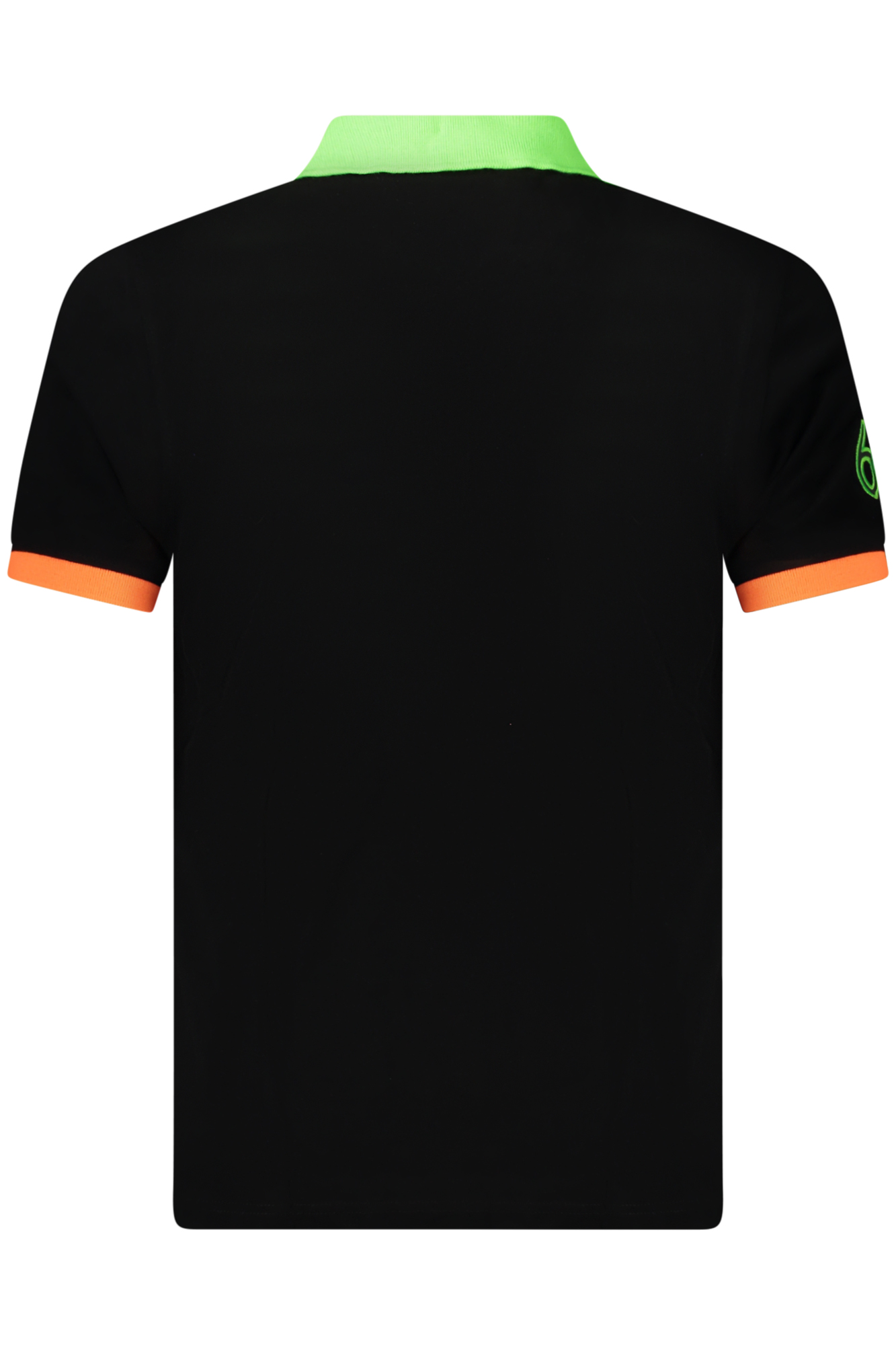 NORWAY 1963 MEN'S SHORT-SLEEVED POLO SHIRT, BLACK NORWAY 1963 MEN'S SHORT-SLEEVED POLO SHIRT, BLACK - Image 2