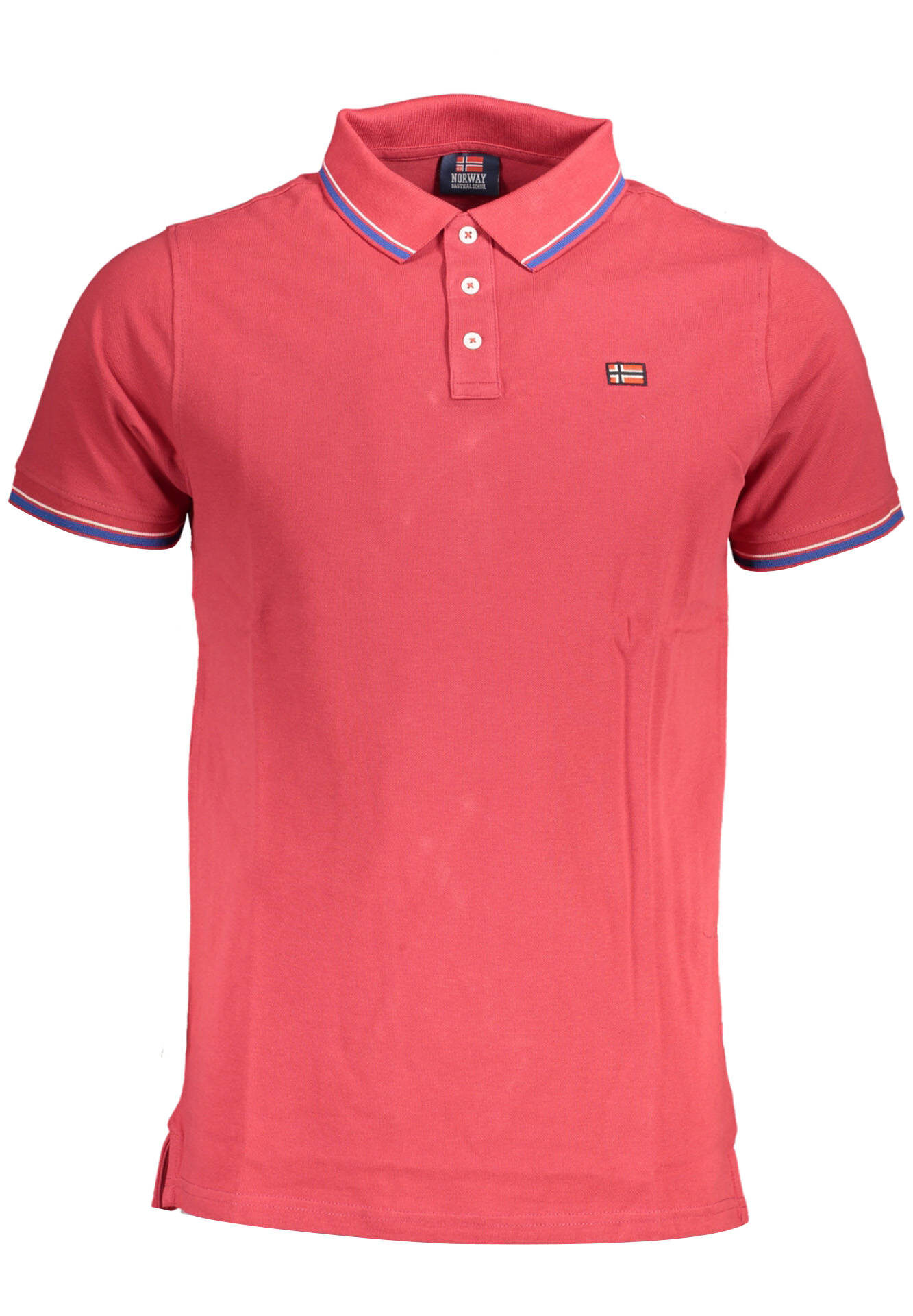NORWAY 1963 MEN'S SHORT SLEEVE POLO SHIRT RED
