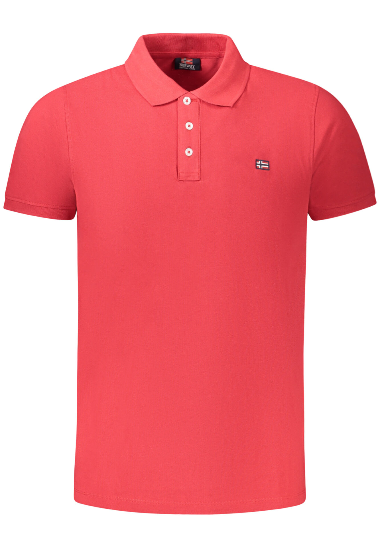 NORWAY 1963 MEN'S SHORT SLEEVE POLO SHIRT RED