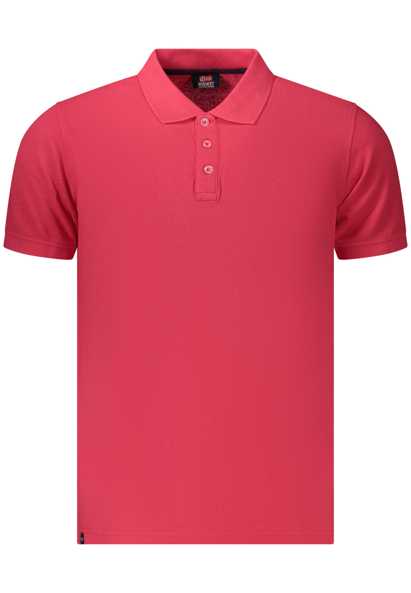 NORWAY 1963 MEN'S SHORT-SLEEVED POLO SHIRT, RED