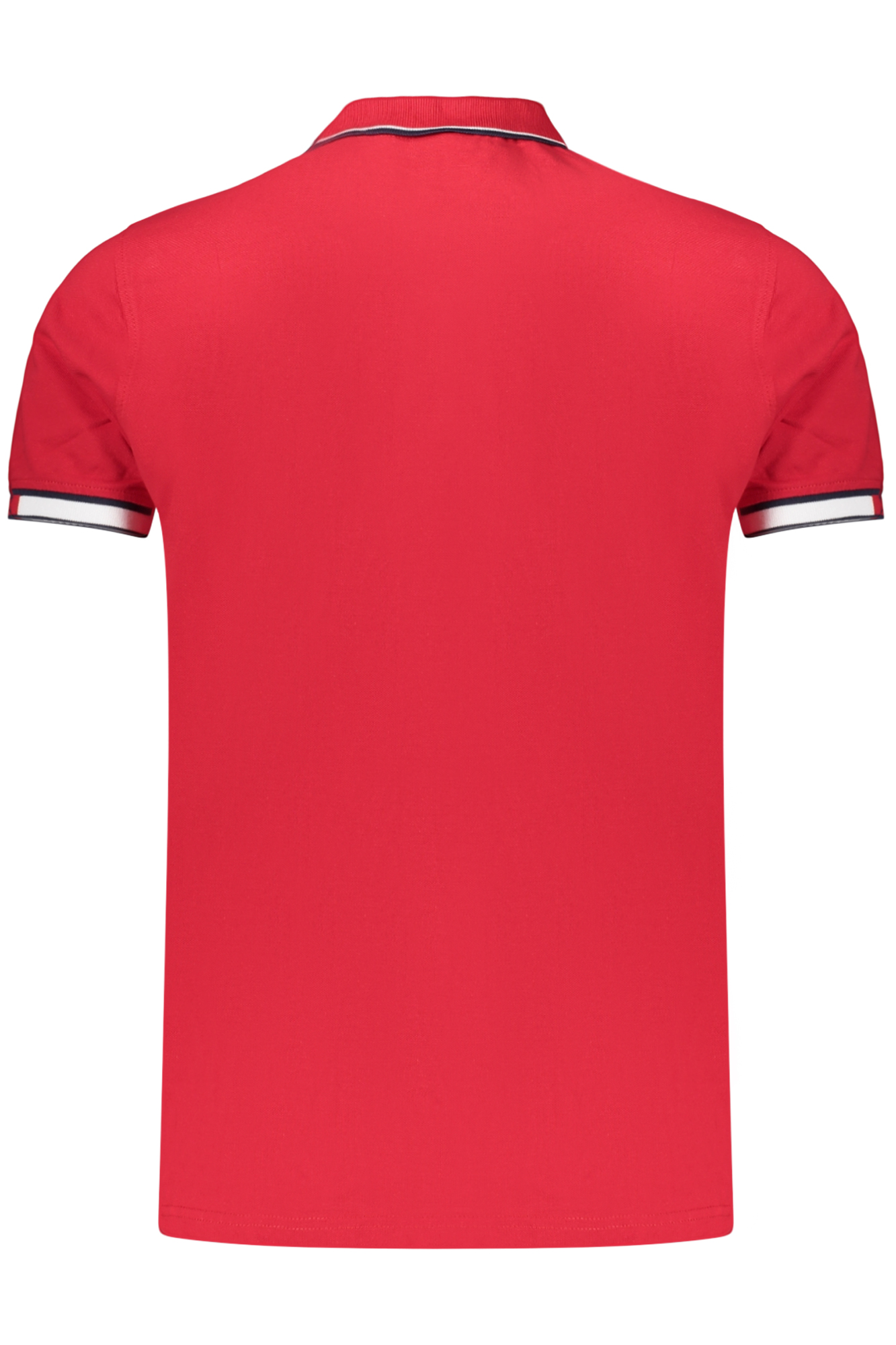 NORWAY 1963 MEN'S SHORT-SLEEVED POLO SHIRT, RED NORWAY 1963 MEN'S SHORT-SLEEVED POLO SHIRT, RED - Image 2