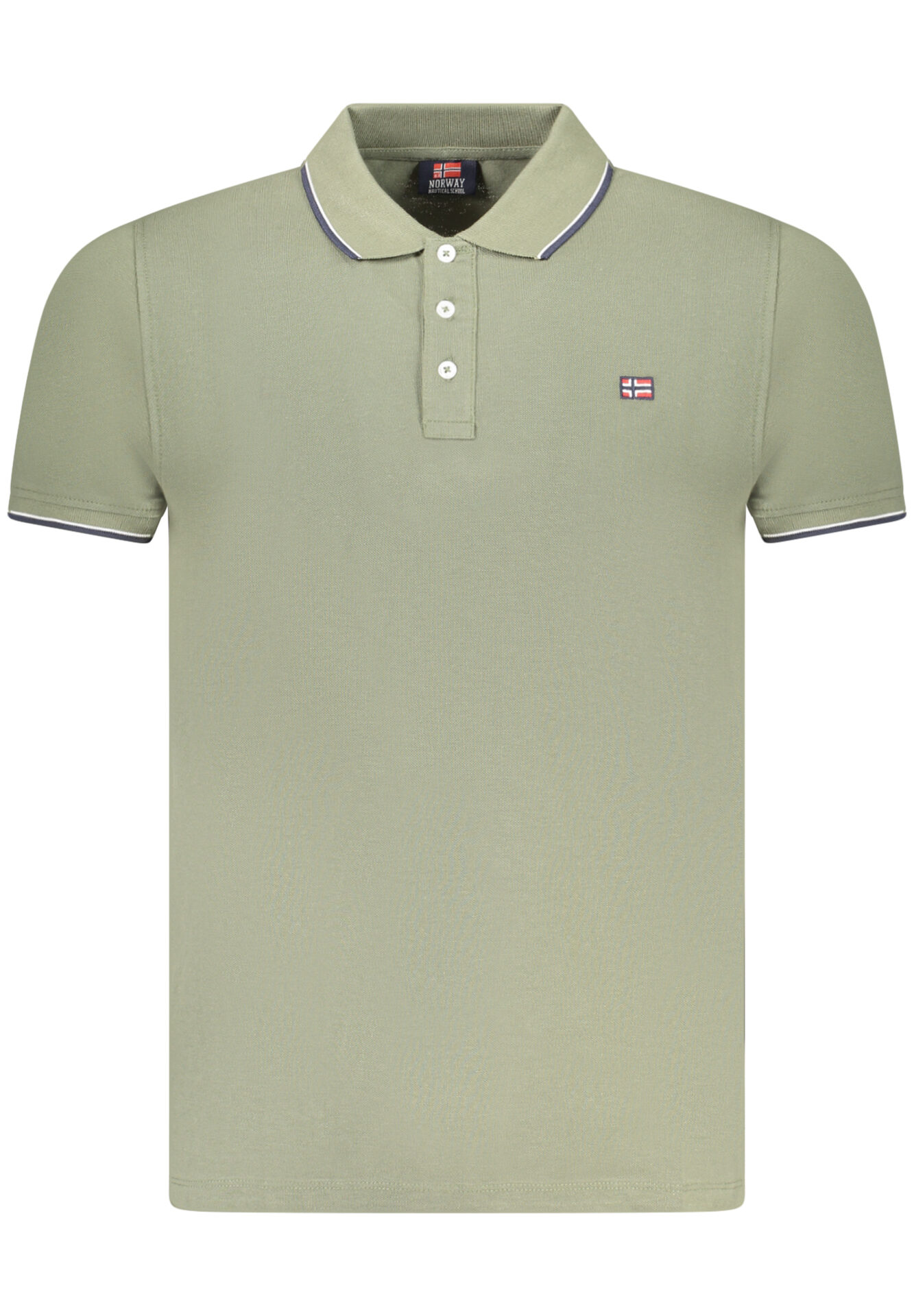 NORWAY 1963 MEN'S SHORT SLEEVE POLO GREEN