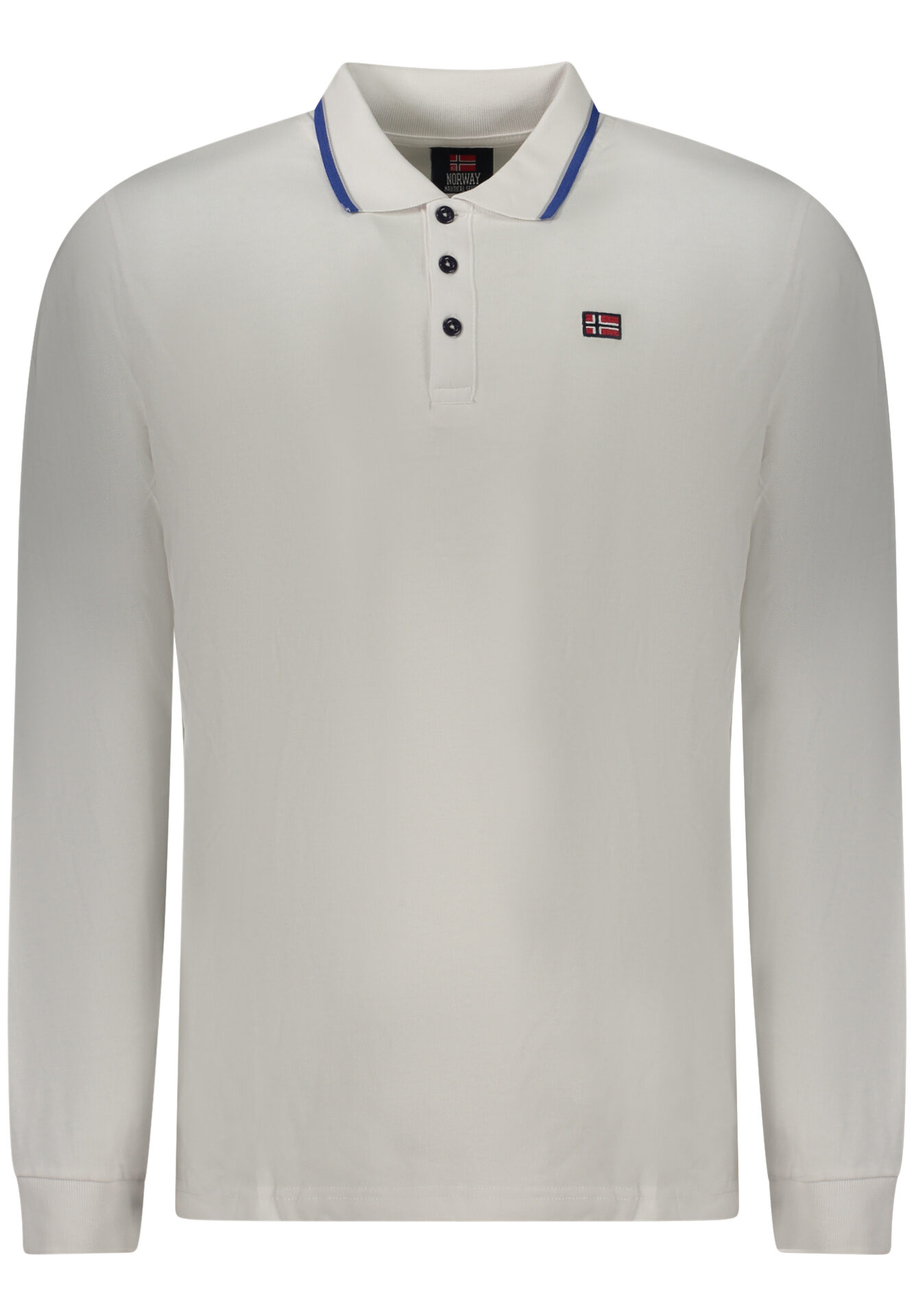 NORWAY 1963 MEN'S LONG-SLEEVED POLO SHIRT WHITE