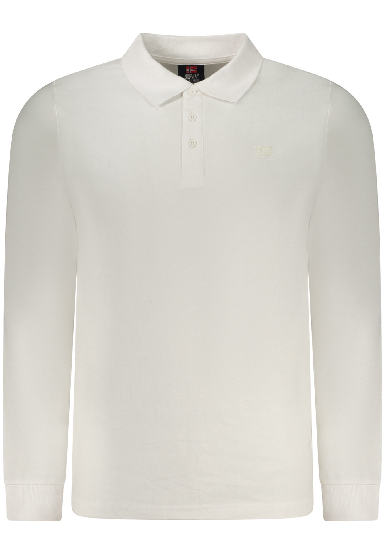NORWAY 1963 MEN'S LONG-SLEEVED POLO SHIRT WHITE