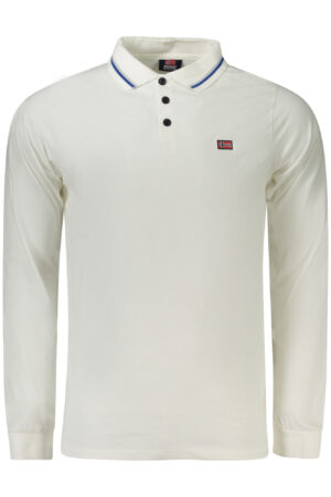 NORWAY 1963 LONG SLEEVE POLO MEN WHITE