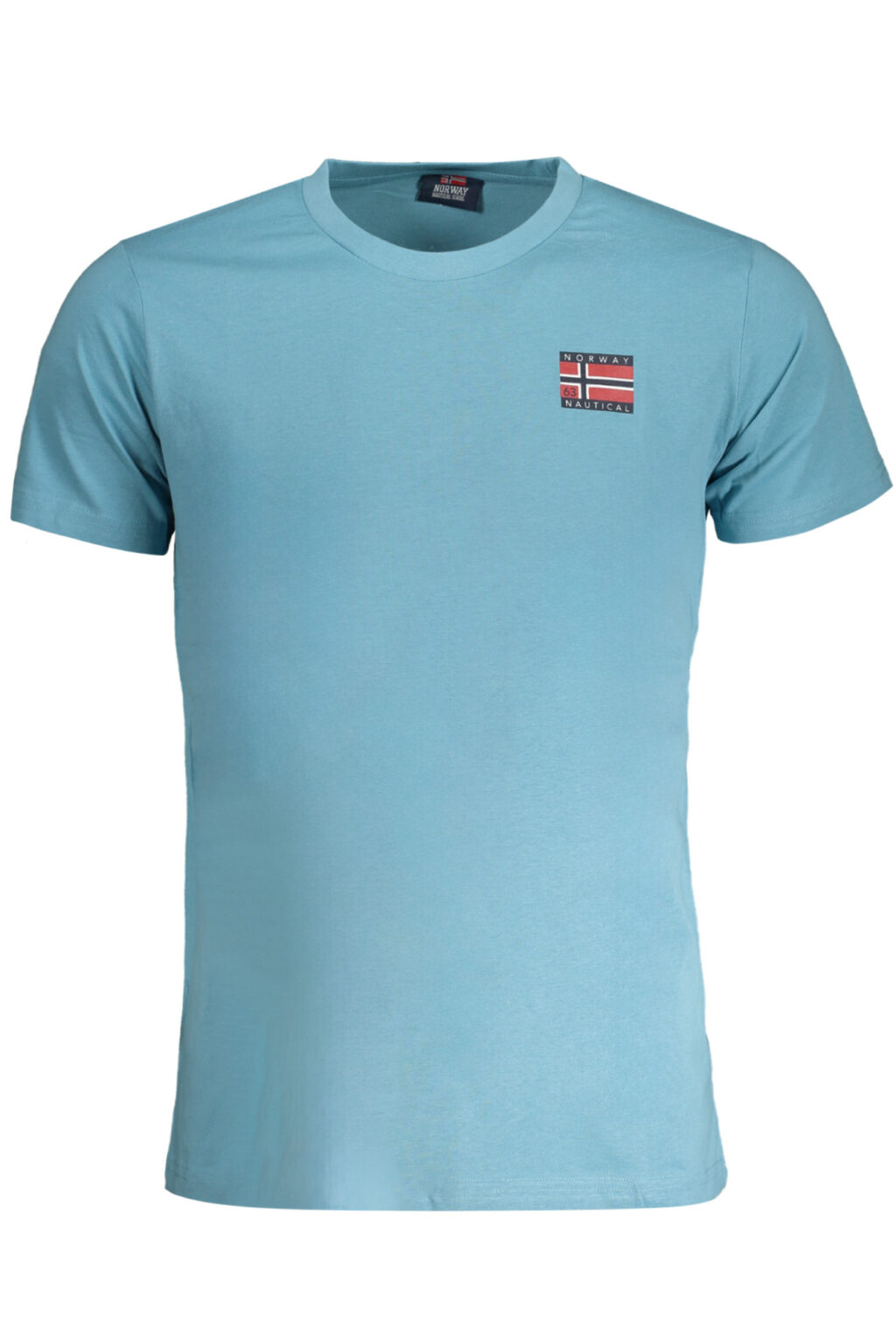norway1963t-shirtmanichecorteuomoazzurro_1 NORWAY 1963 mėlyni vyriški marškinėliai trumpomis rankovėmis