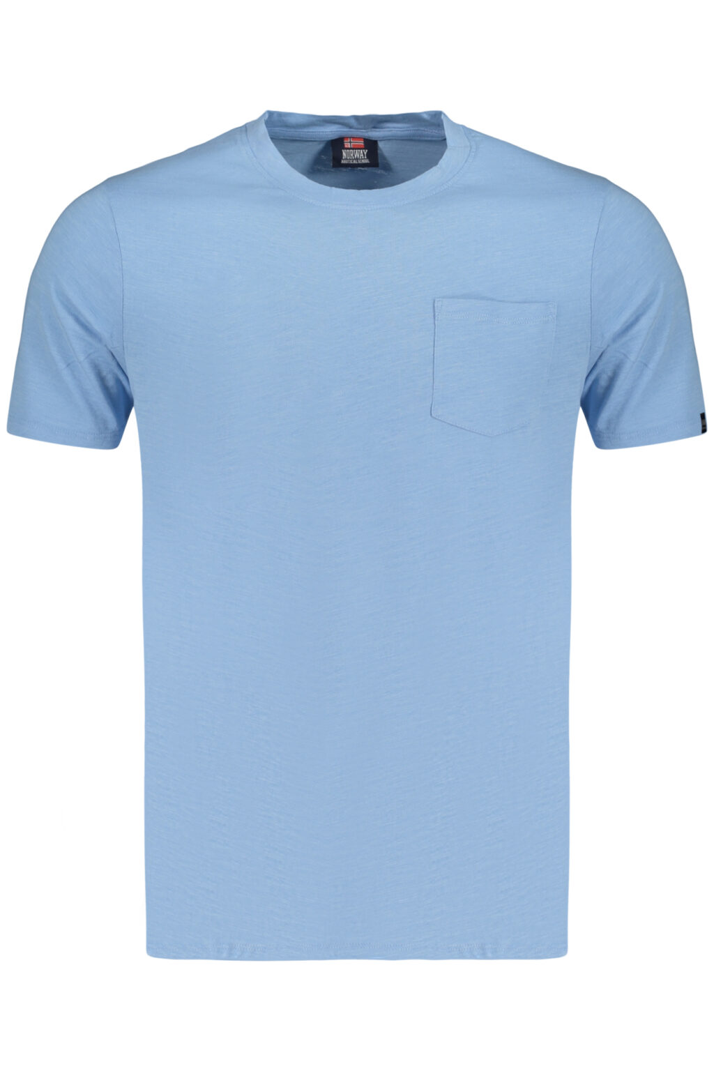 norway1963t-shirtmanichecorteuomoazzurro_1 NORWAY 1963 vyriški marškinėliai trumpomis rankovėmis, mėlyni