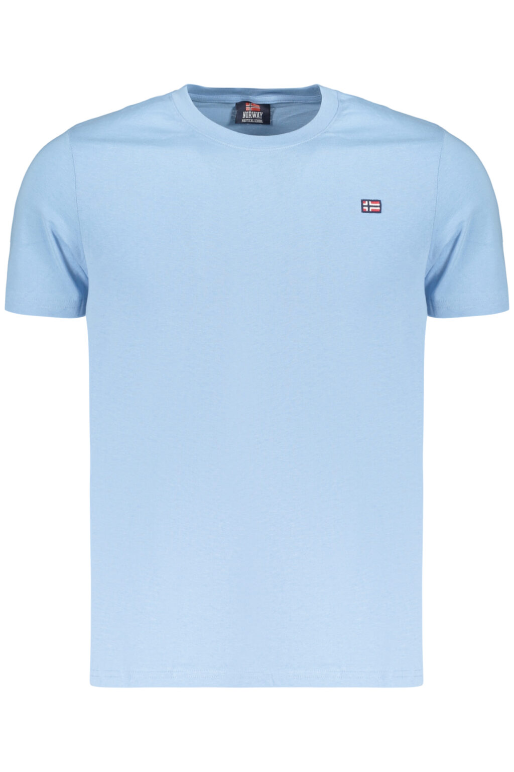 norway1963t-shirtmanichecorteuomoazzurro_1 NORWAY 1963 vyriški marškinėliai trumpomis rankovėmis, mėlyni