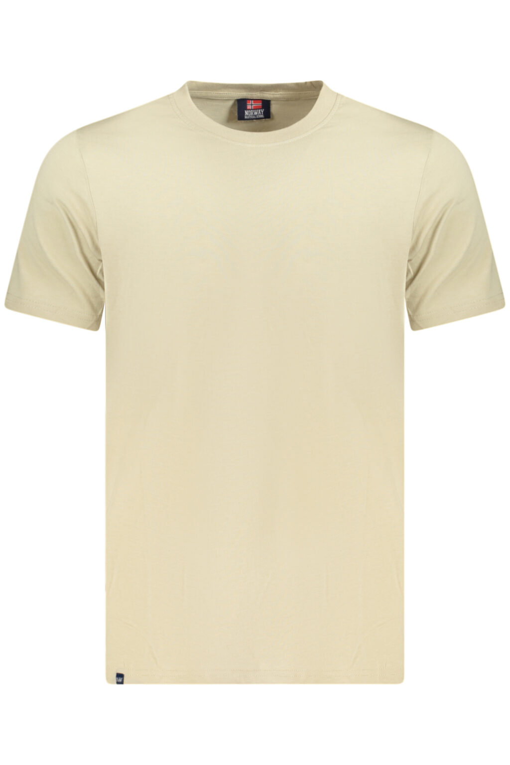 norway1963t-shirtmanichecorteuomobeige_1 NORWAY 1963 vyriški marškinėliai trumpomis rankovėmis, bėžiniai