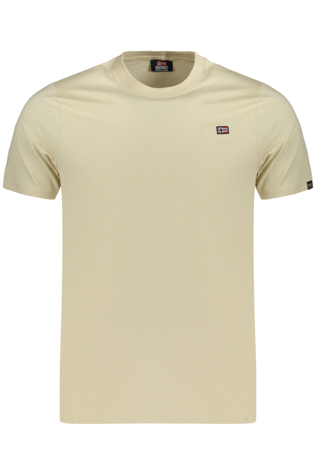norway1963t-shirtmanichecorteuomobeige_1 NORWAY 1963 vyriški marškinėliai trumpomis rankovėmis, bėžiniai