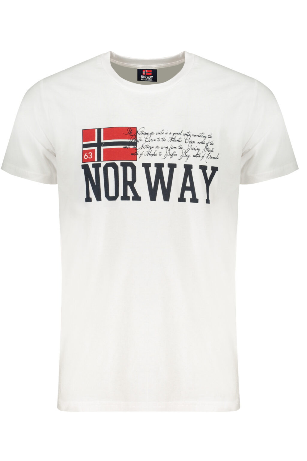 norway1963t-shirtmanichecorteuomobianco_1 NORWAY 1963 balti vyriški marškinėliai trumpomis rankovėmis