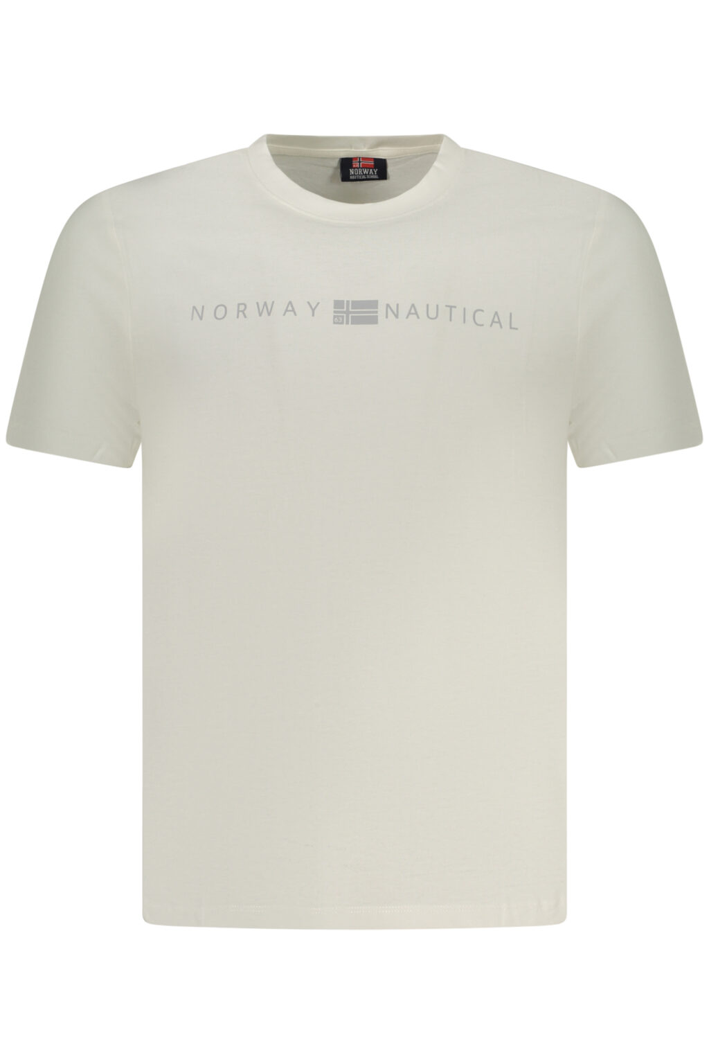 norway1963t-shirtmanichecorteuomobianco_1 NORWAY 1963 vyriški marškinėliai trumpomis rankovėmis, balti