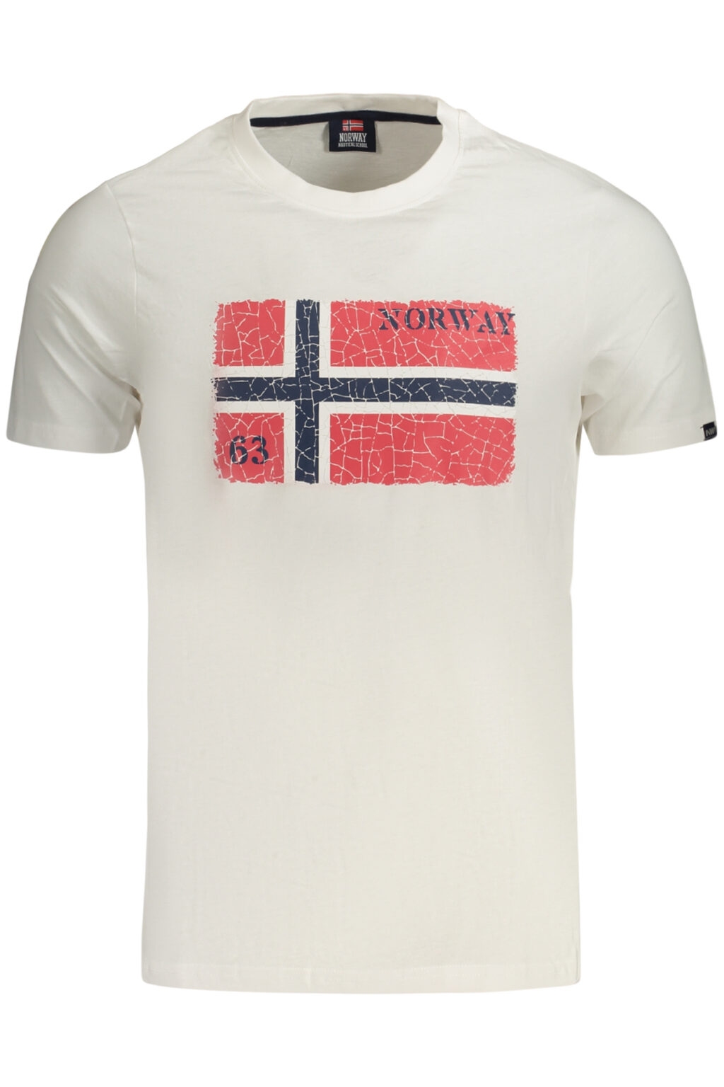 norway1963t-shirtmanichecorteuomobianco_1 NORWAY 1963 balti vyriški marškinėliai trumpomis rankovėmis