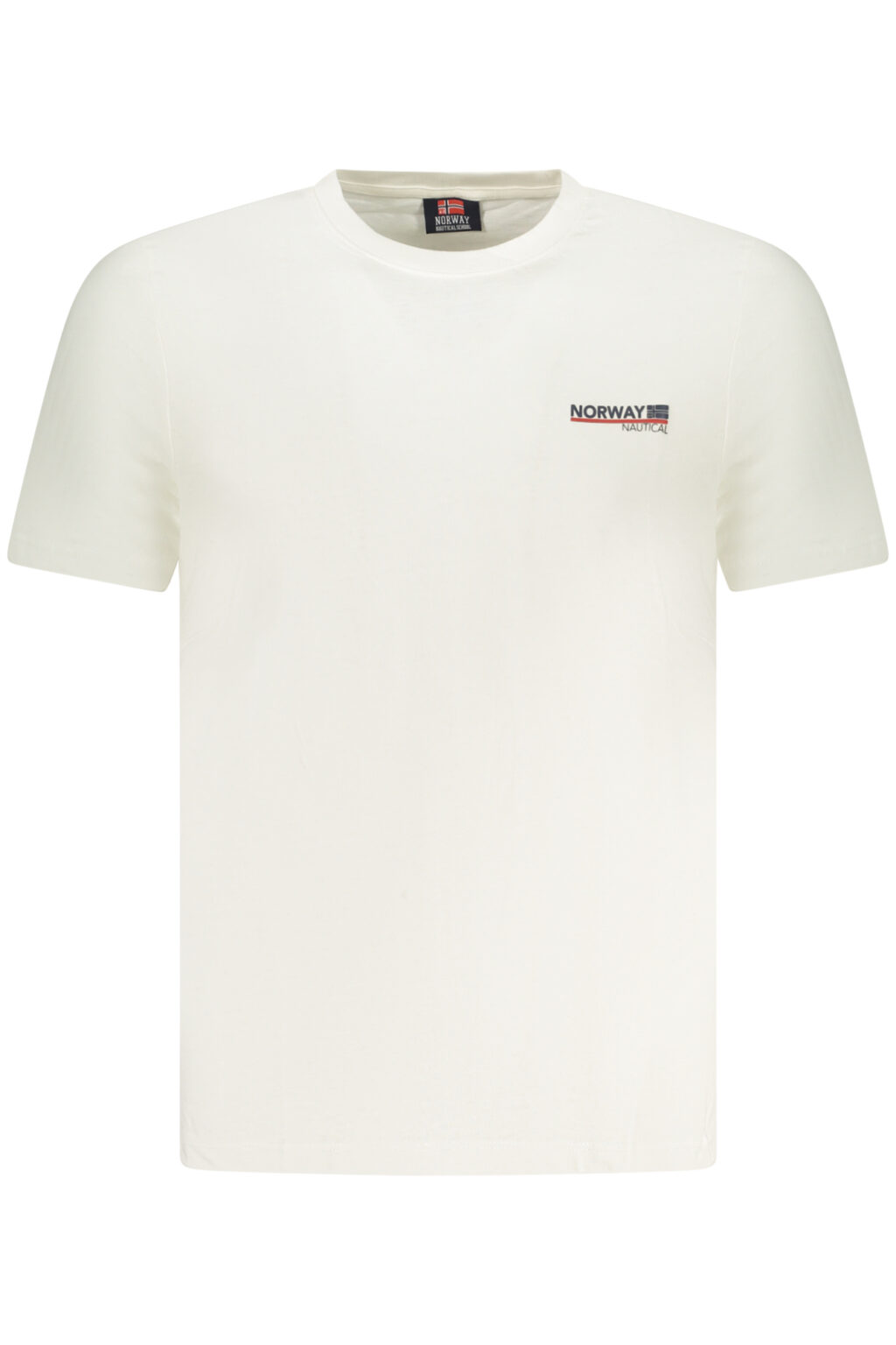 norway1963t-shirtmanichecorteuomobianco_1 NORWAY 1963 vyriški marškinėliai trumpomis rankovėmis, balti