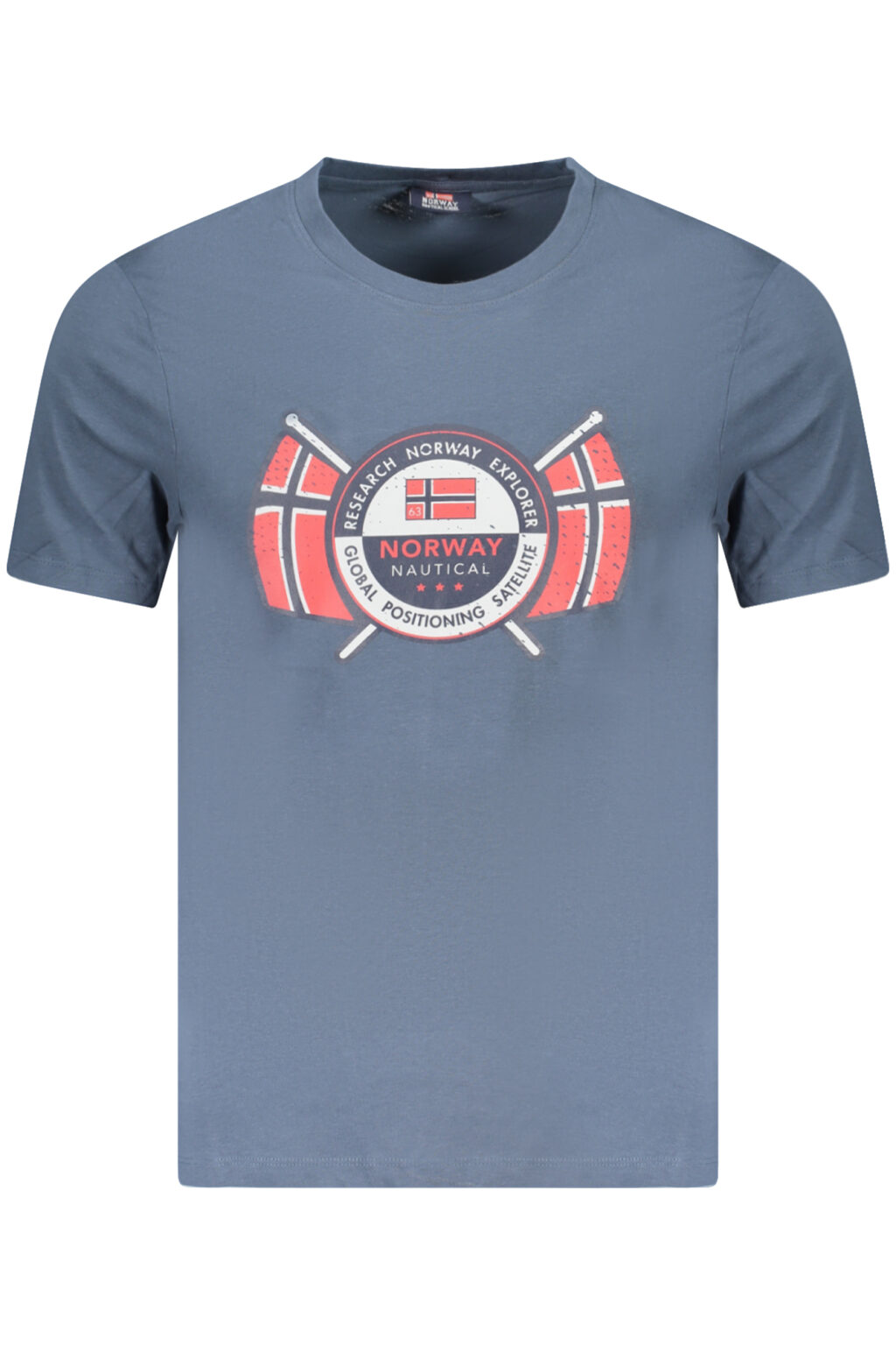 norway1963t-shirtmanichecorteuomoblu_1 NORWAY 1963 mėlyni vyriški marškinėliai trumpomis rankovėmis