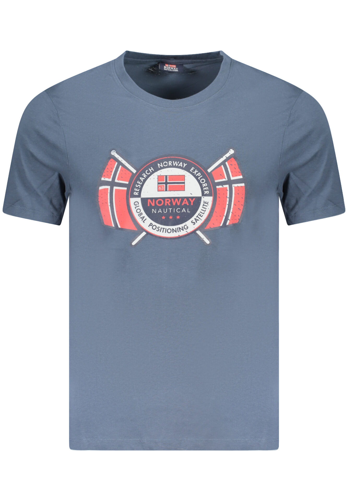 NORWAY 1963 MEN'S SHORT SLEEVE T-SHIRT BLUE