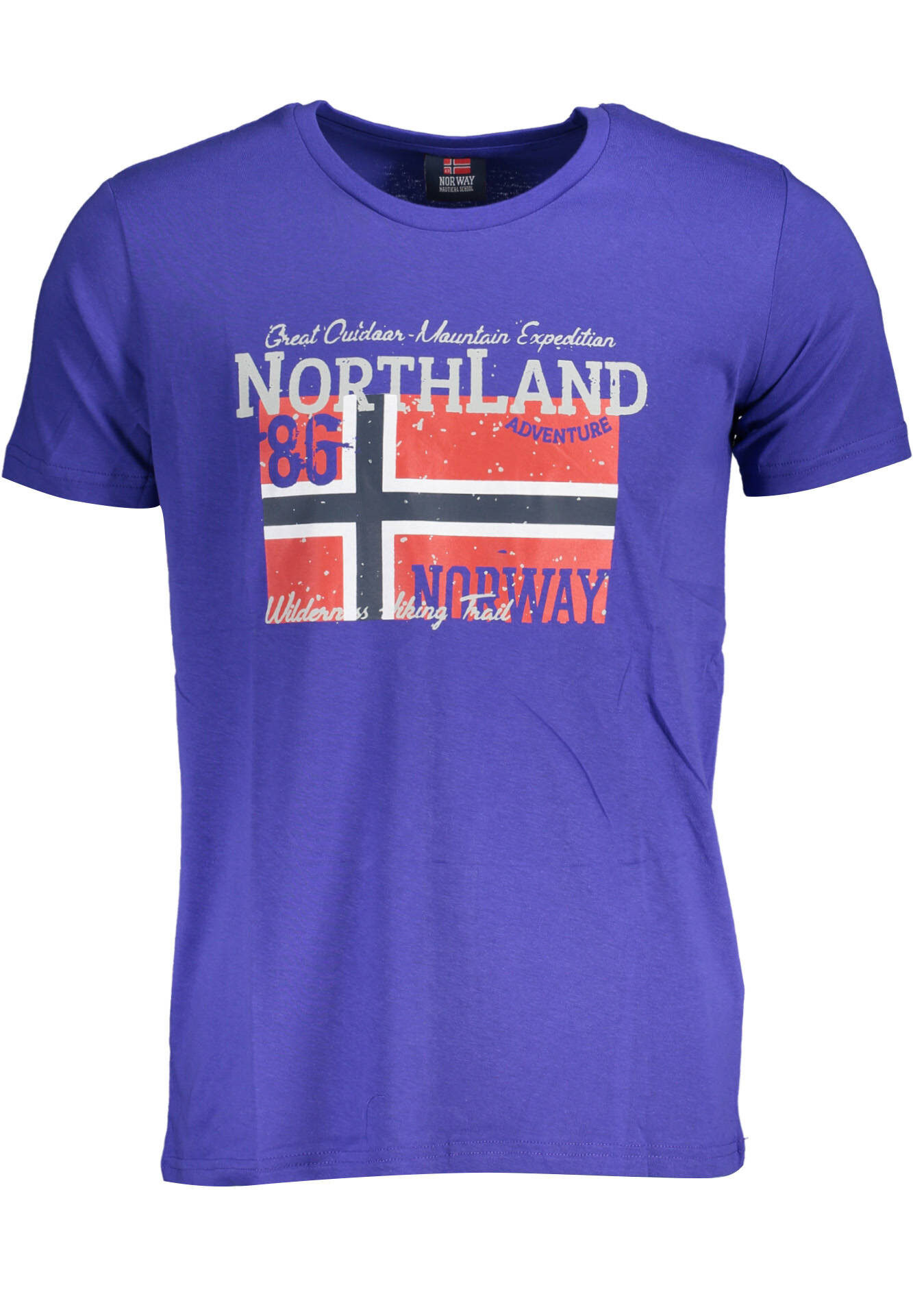 NORWAY 1963 MEN'S SHORT SLEEVE T-SHIRT BLUE