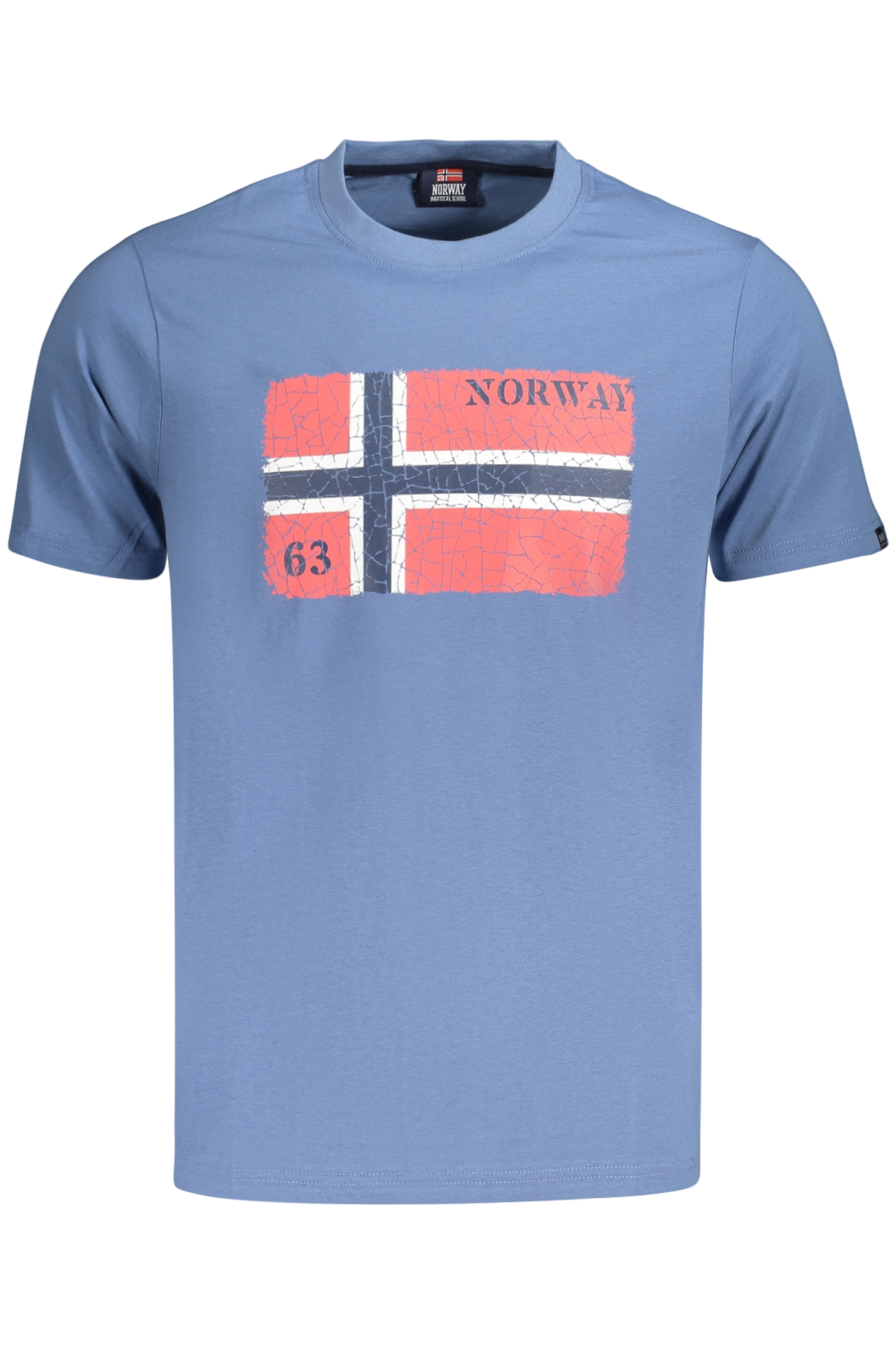 NORWAY 1963 MEN'S SHORT-SLEEVE T-SHIRT BLUE NORWAY 1963 MEN'S SHORT-SLEEVE T-SHIRT BLUE