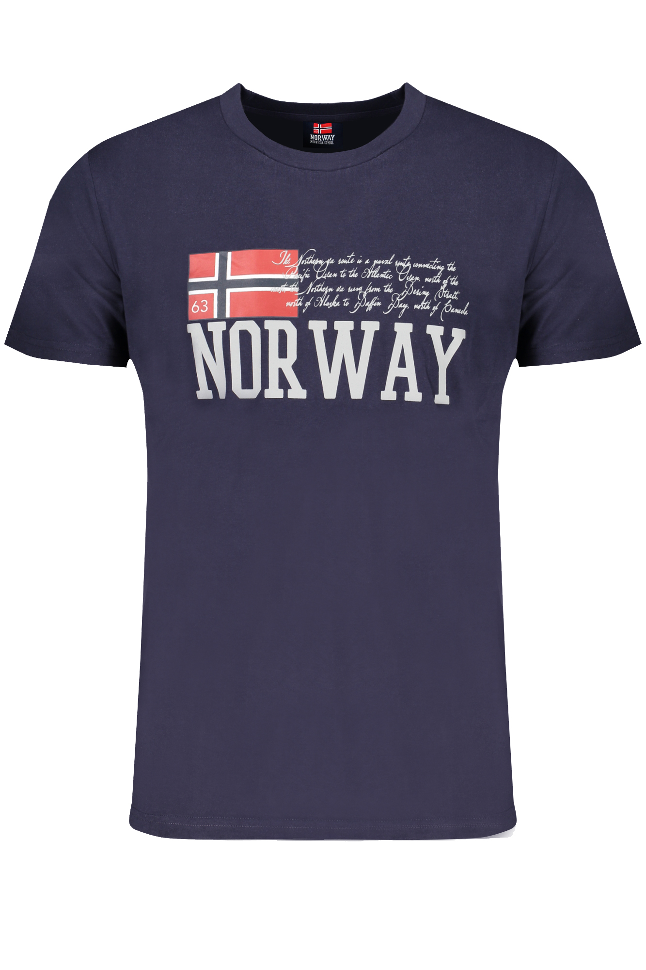 NORWAY 1963 mėlyni vyriški marškinėliai trumpomis rankovėmis NORWAY 1963 mėlyni vyriški marškinėliai trumpomis rankovėmis
