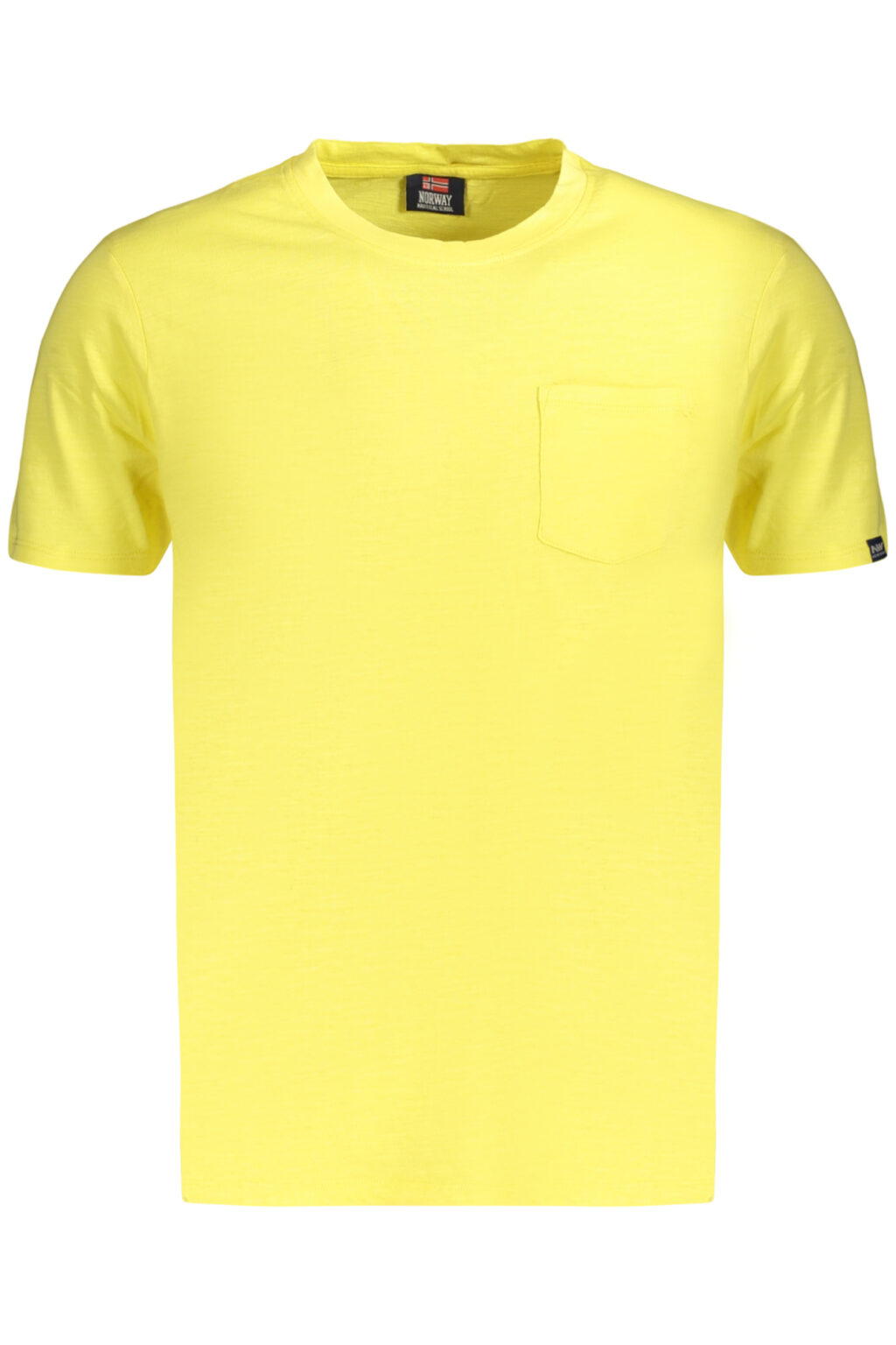 norway1963t-shirtmanichecorteuomogiallo_1 NORWAY 1963 vyriški marškinėliai trumpomis rankovėmis, geltoni