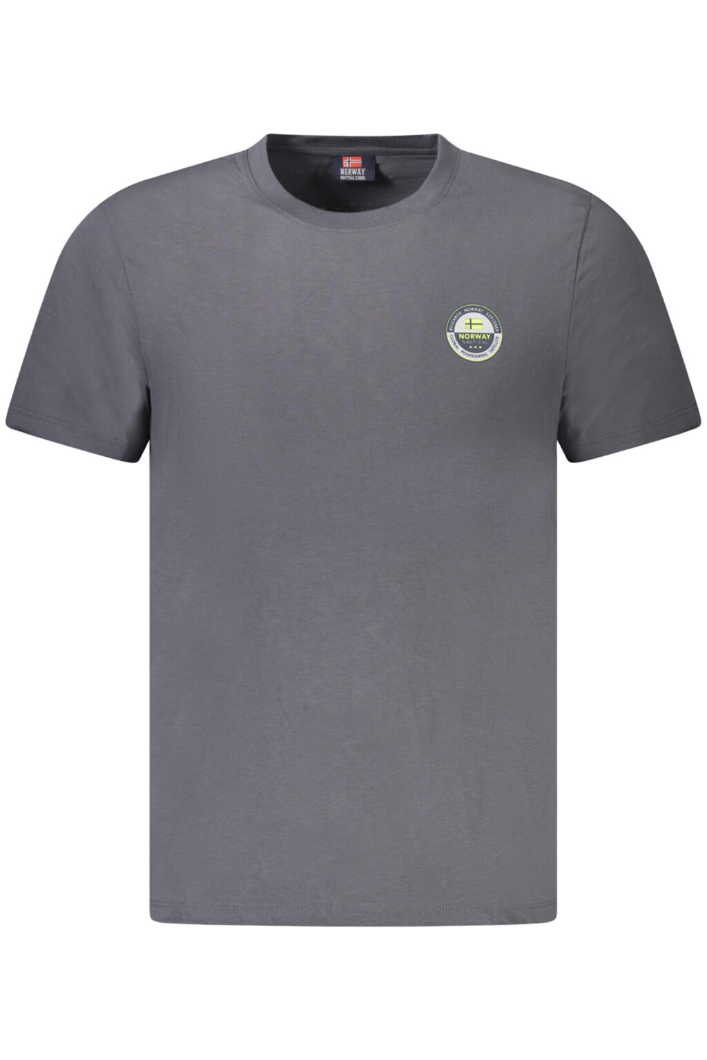 norway1963t-shirtmanichecorteuomogrigio_1 NORWAY 1963 vyriški marškinėliai trumpomis rankovėmis, pilki