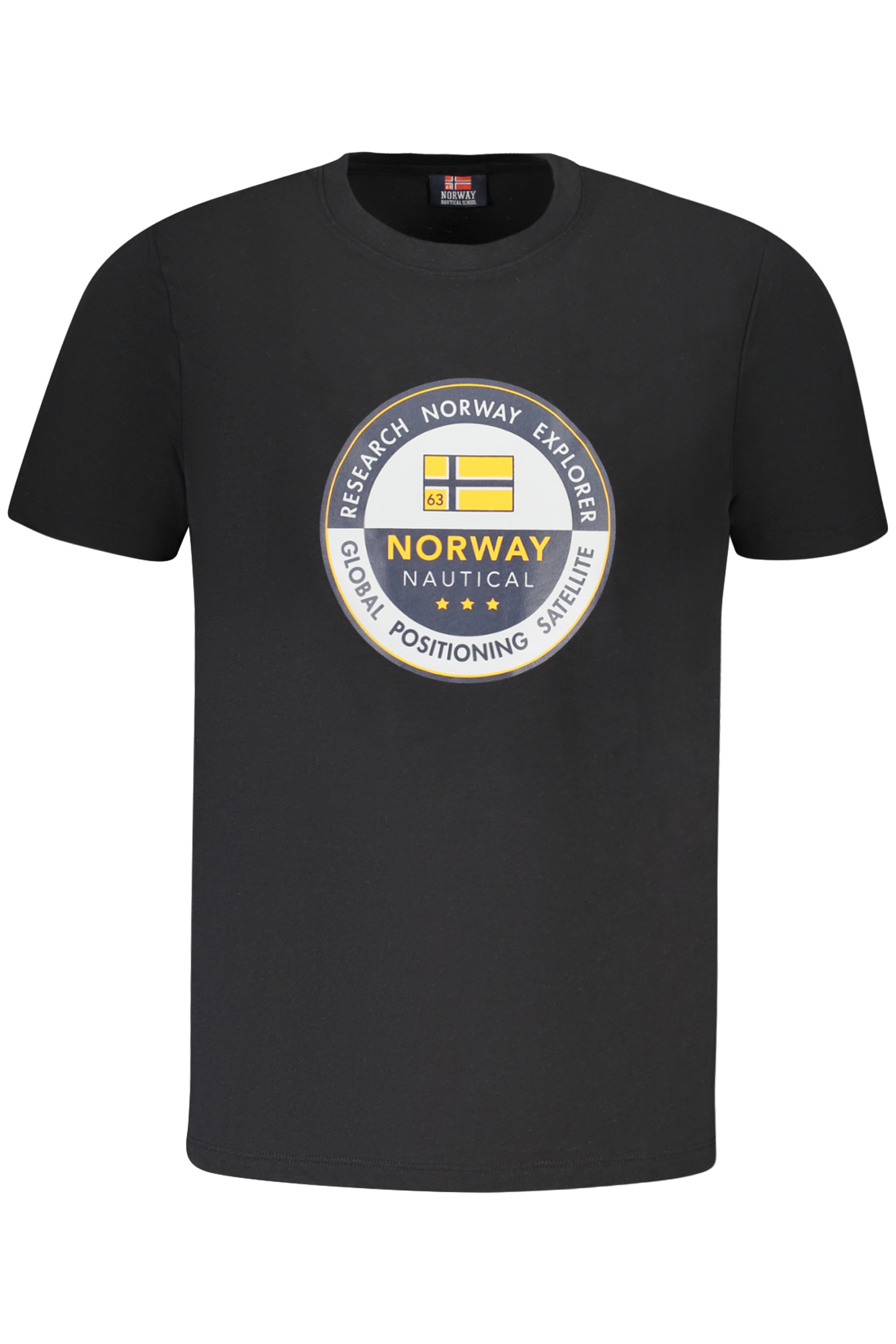 NORWAY 1963 juodi vyriški marškinėliai trumpomis rankovėmis NORWAY 1963 juodi vyriški marškinėliai trumpomis rankovėmis