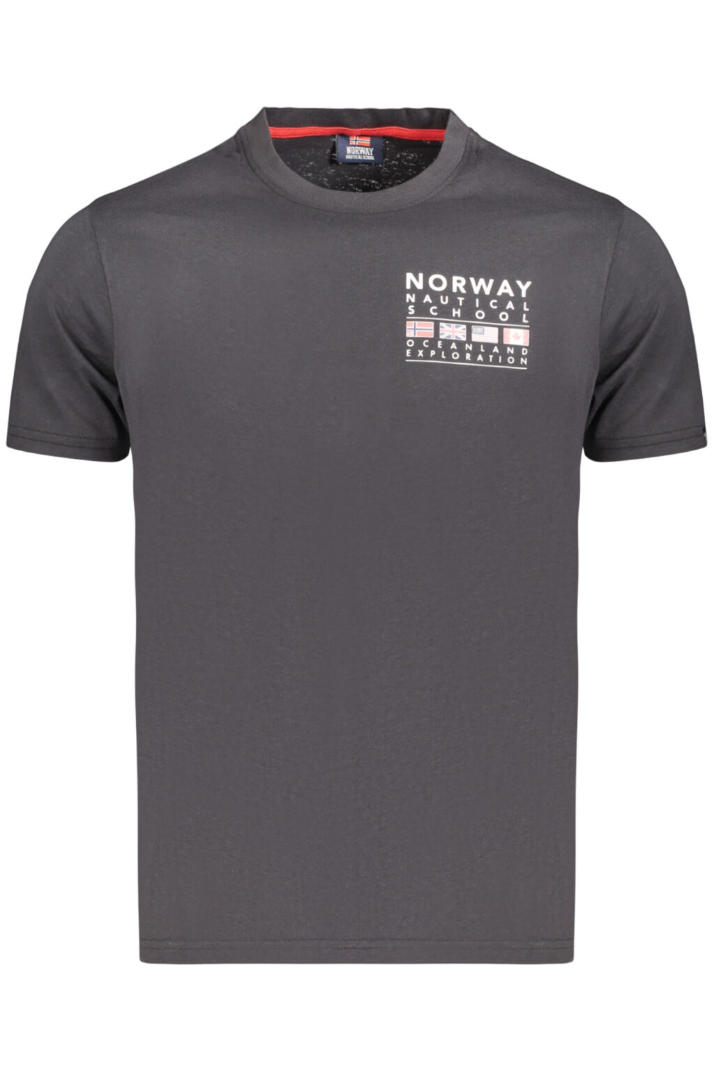 norway1963t-shirtmanichecorteuomonero_1 NORWAY 1963 vyriški marškinėliai trumpomis rankovėmis, juodi