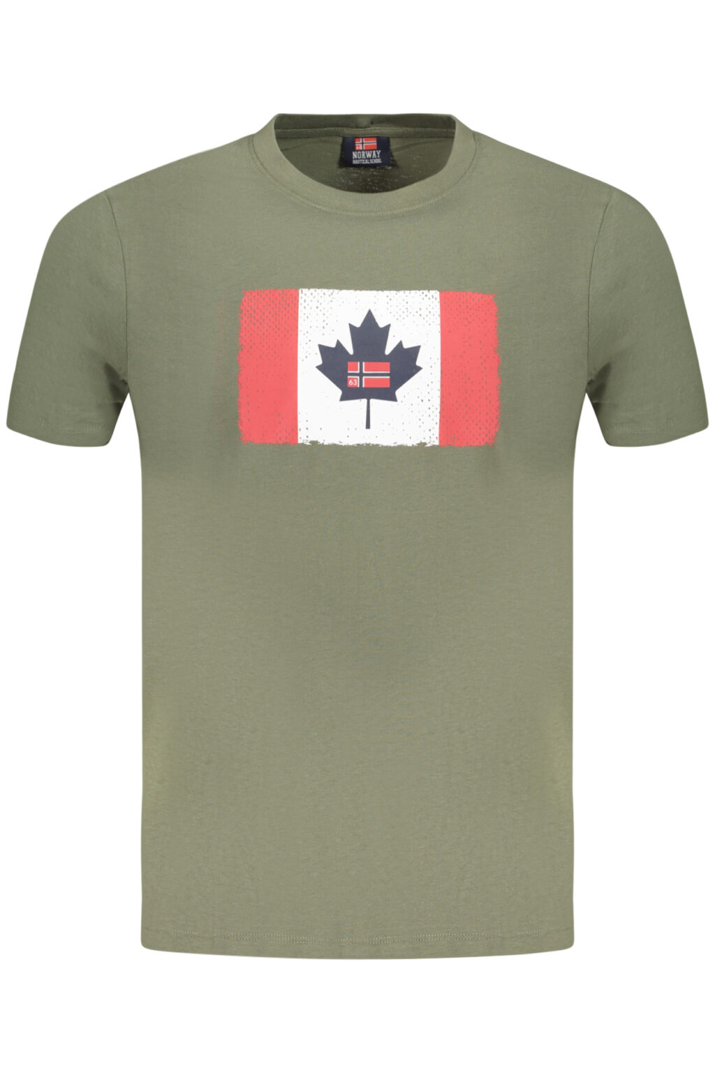 norway1963t-shirtmanichecorteuomoverde_1 NORWAY 1963 žali vyriški marškinėliai trumpomis rankovėmis
