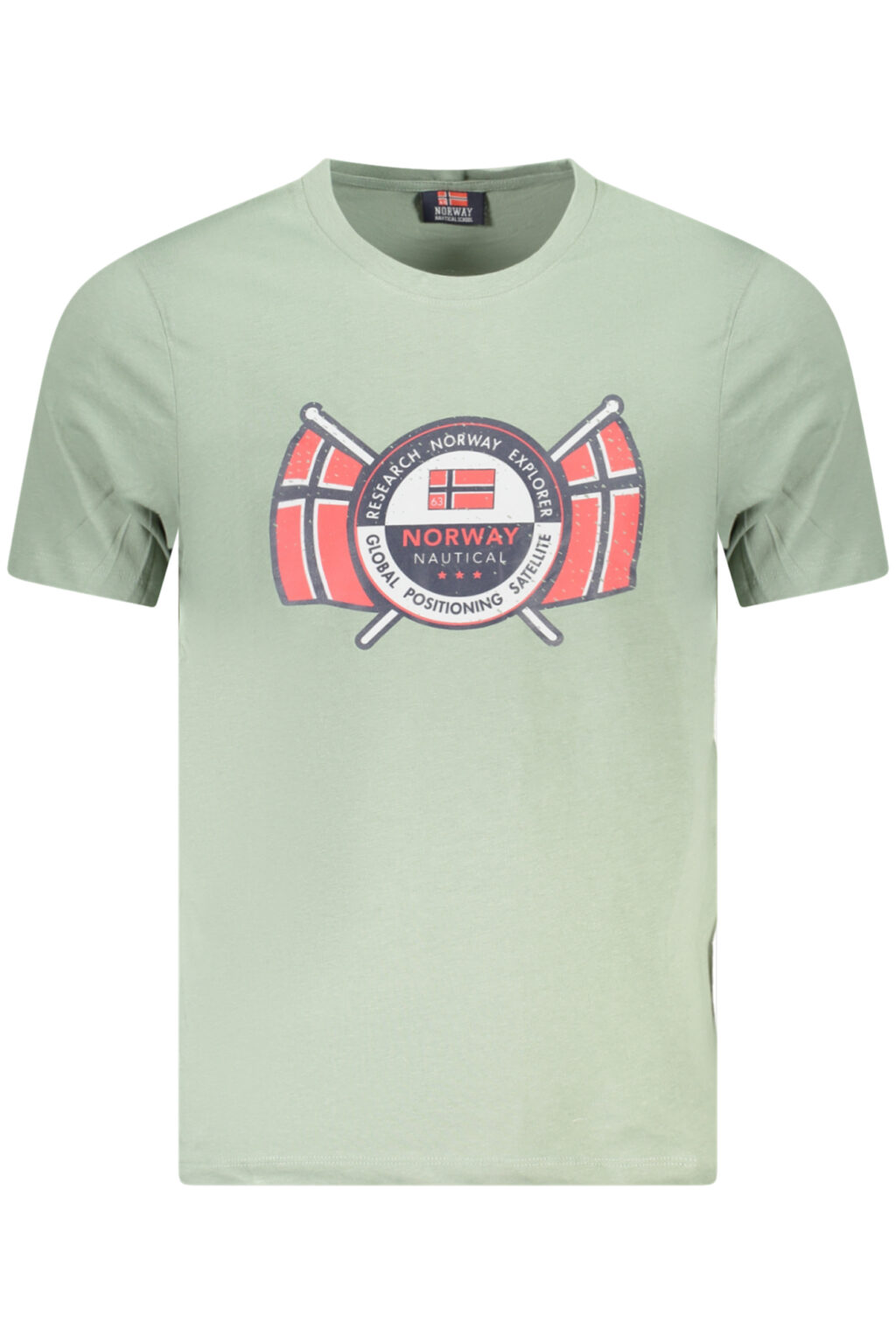 norway1963t-shirtmanichecorteuomoverde_1 NORWAY 1963 žali vyriški marškinėliai trumpomis rankovėmis