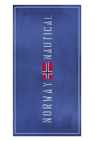 NORWAY 1963 mėlynas paplūdimio rankšluostis (unisex)