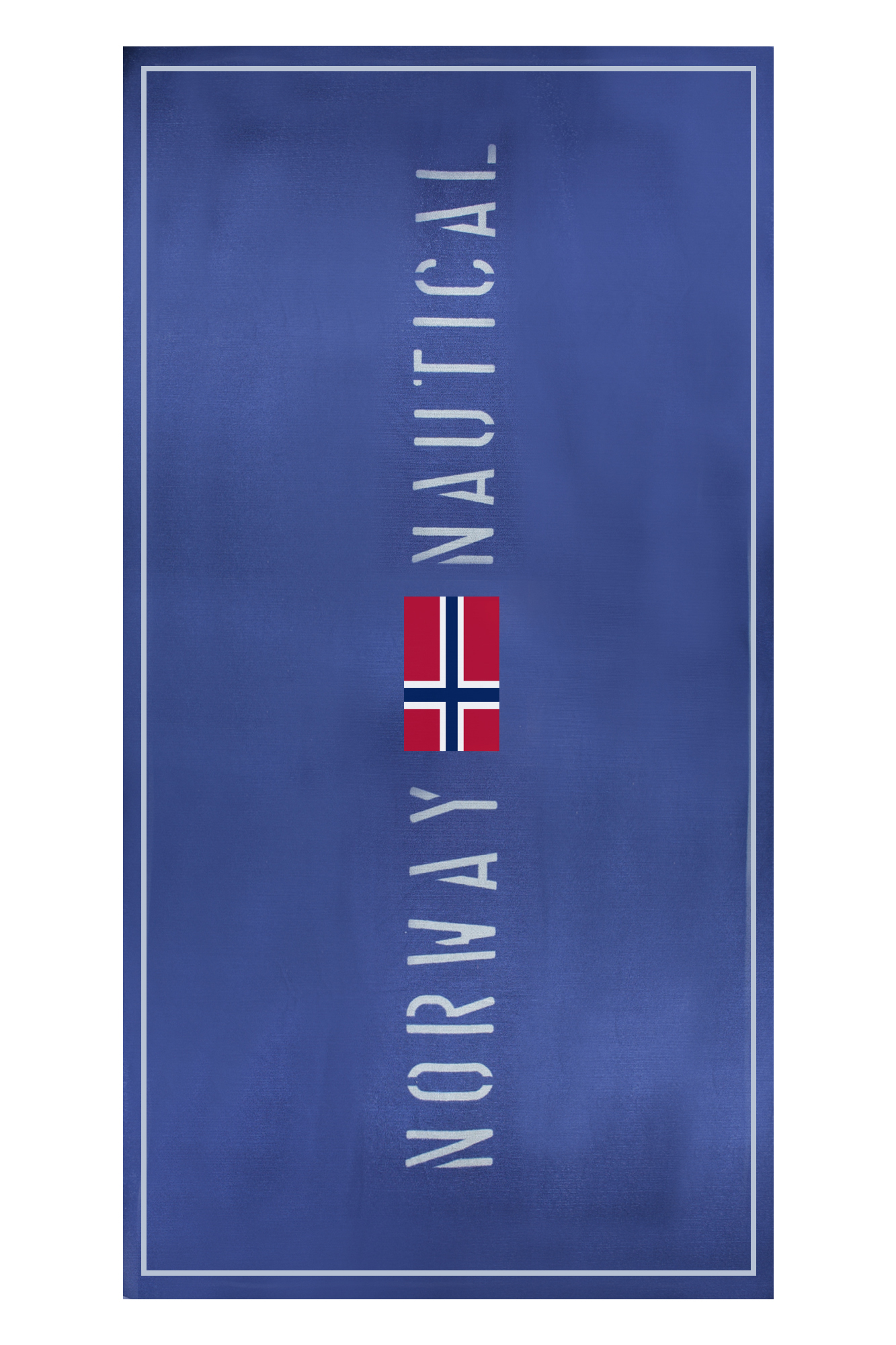 NORWAY 1963 mėlynas paplūdimio rankšluostis (unisex) NORWAY 1963 mėlynas paplūdimio rankšluostis (unisex)