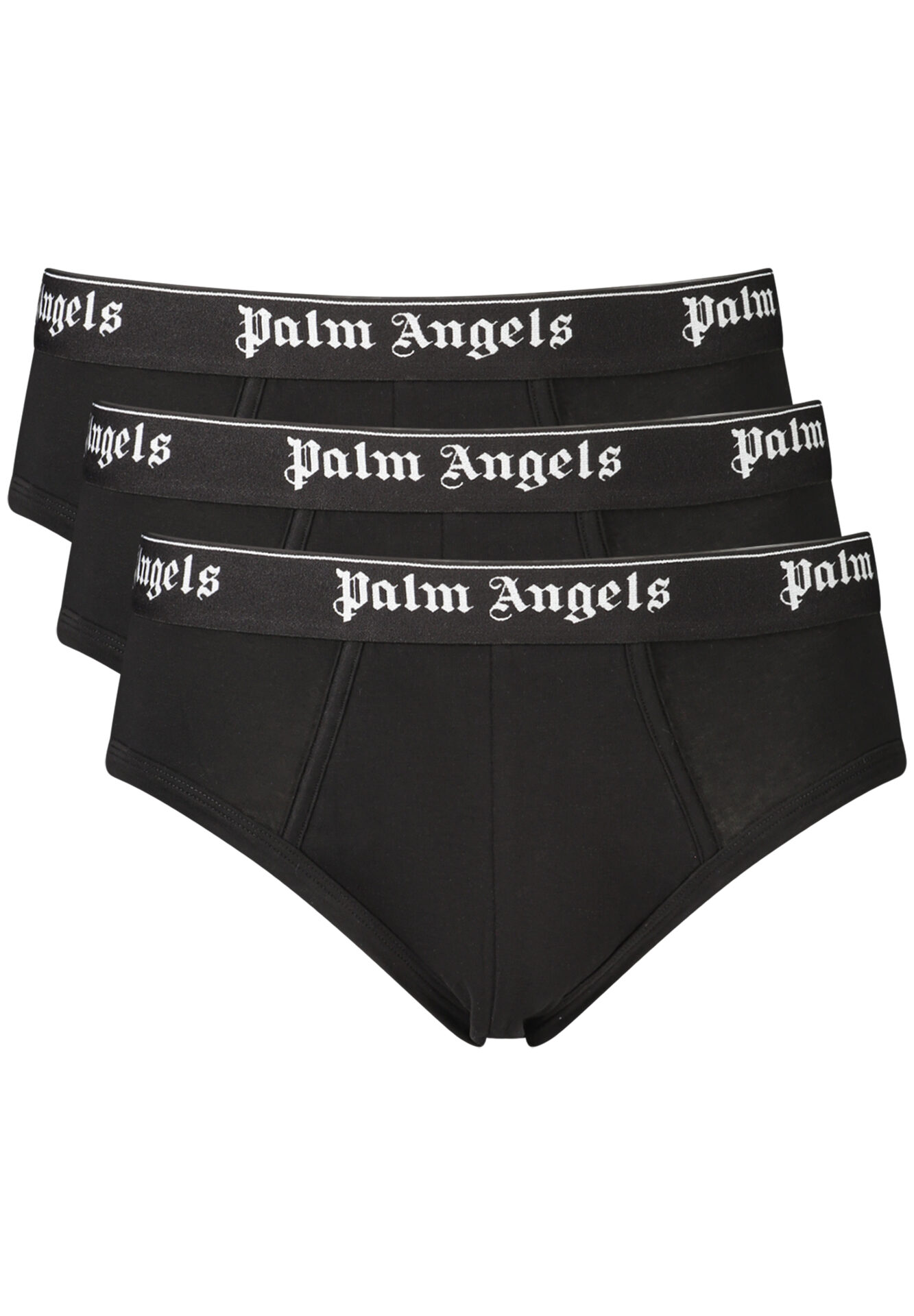 PALM ANGELS MEN'S BLACK BRIEFS