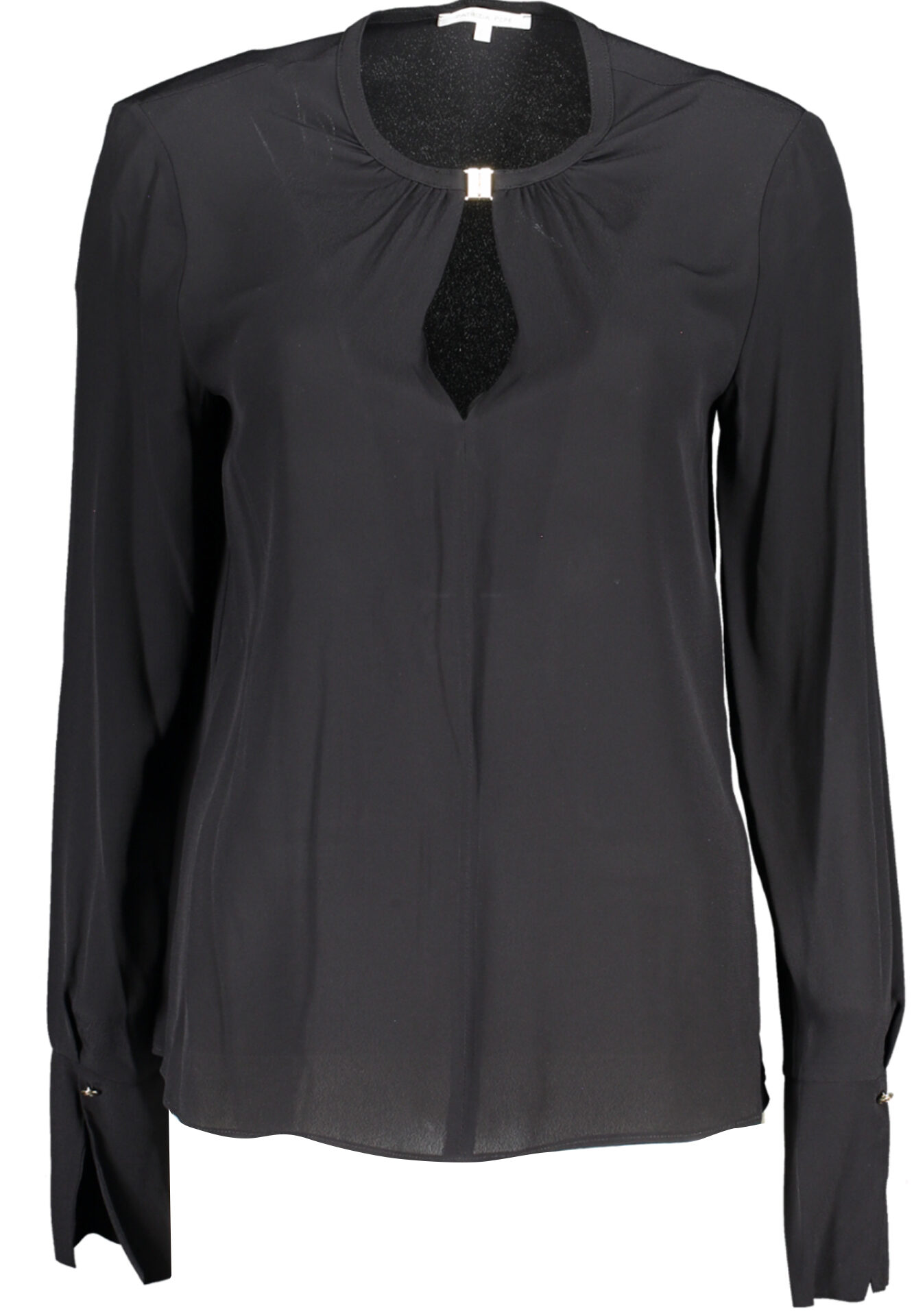 PATRIZIA PEPE WOMEN'S LONG SLEEVE SHIRT BLACK