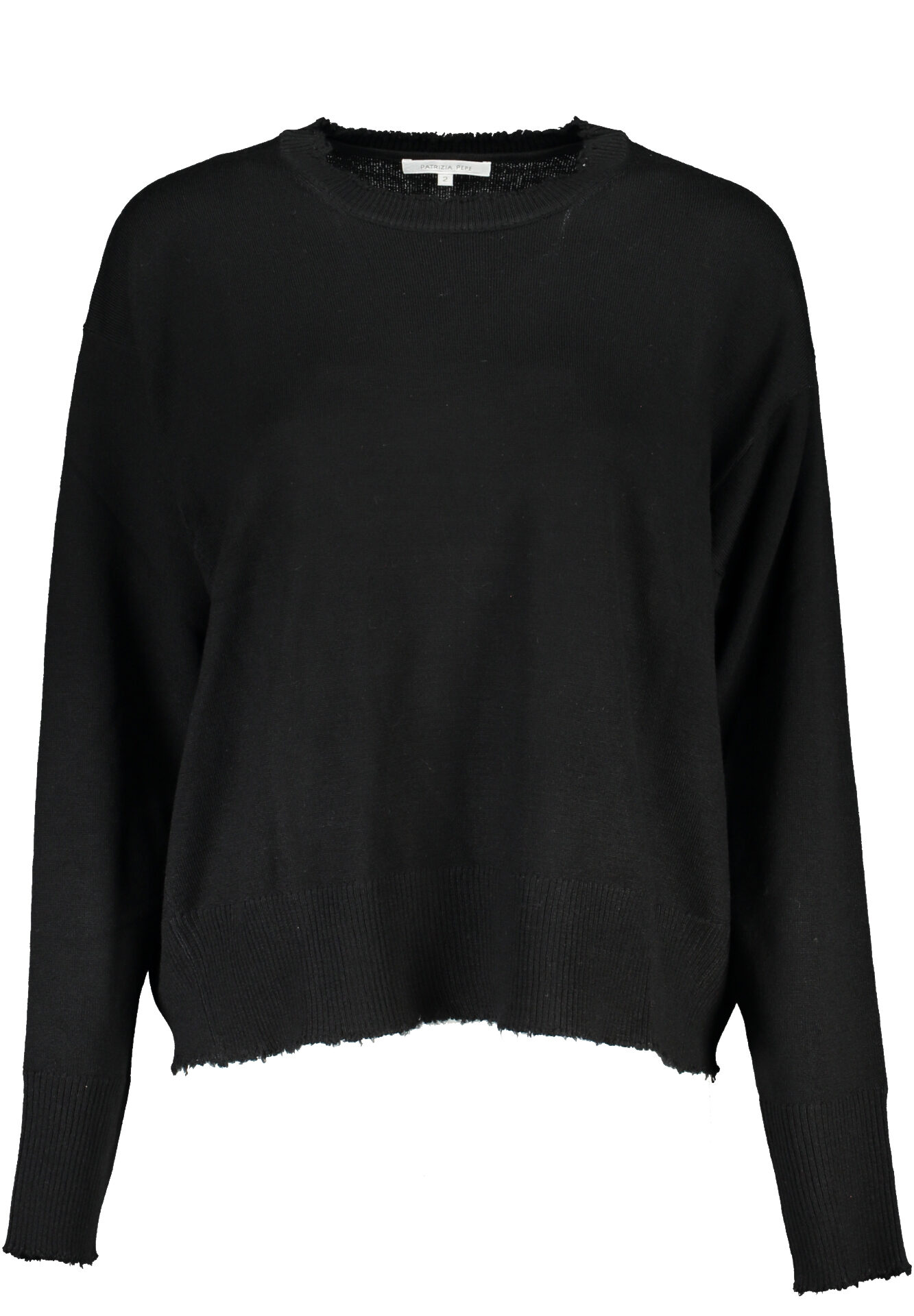 PATRIZIA PEPE WOMEN'S BLACK SWEATER