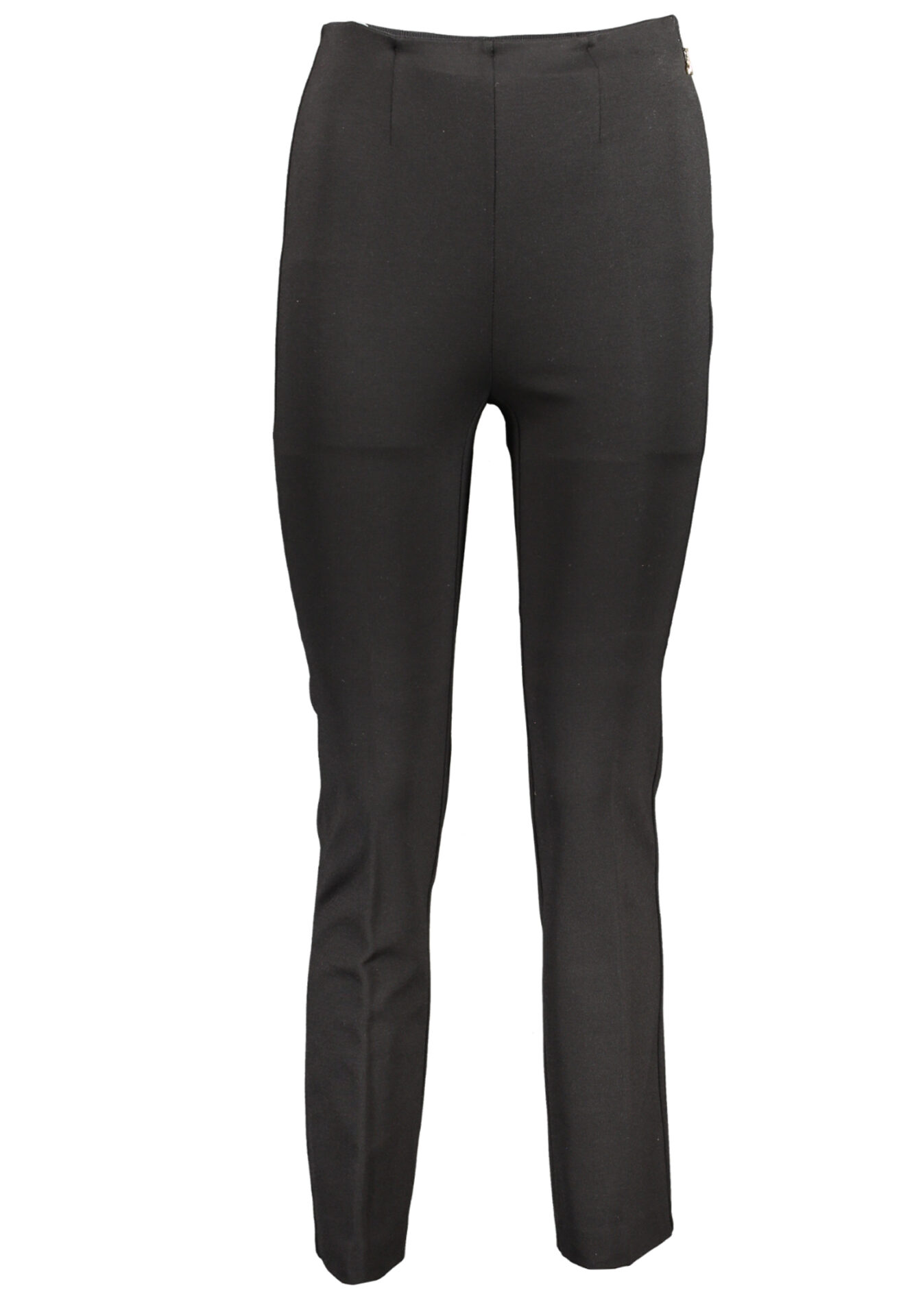 PATRIZIA PEPE BLACK WOMEN'S TROUSERS