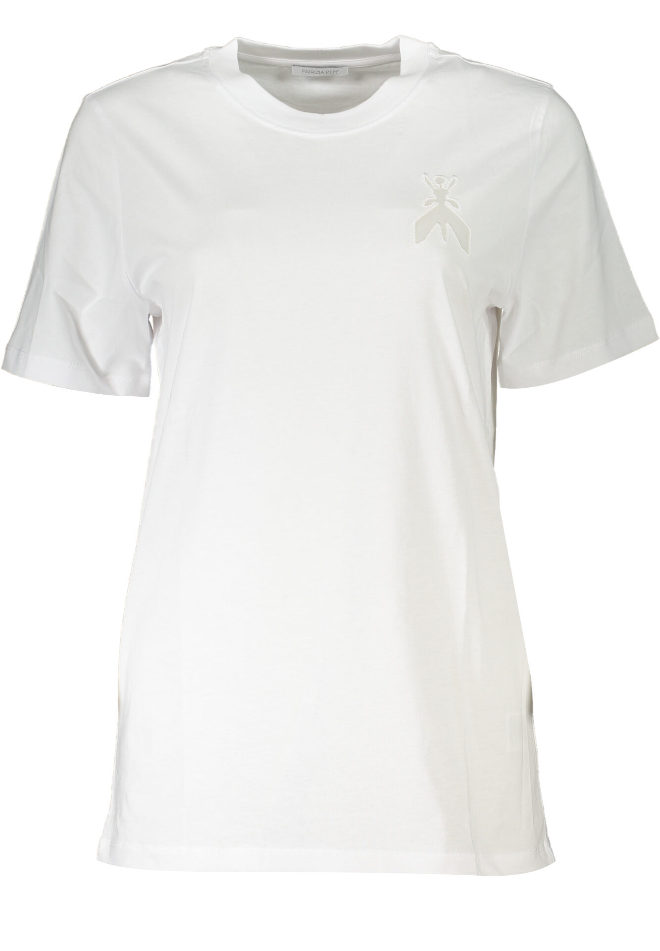 PATRIZIA PEPE WOMEN'S SHORT SLEEVE T-SHIRT WHITE