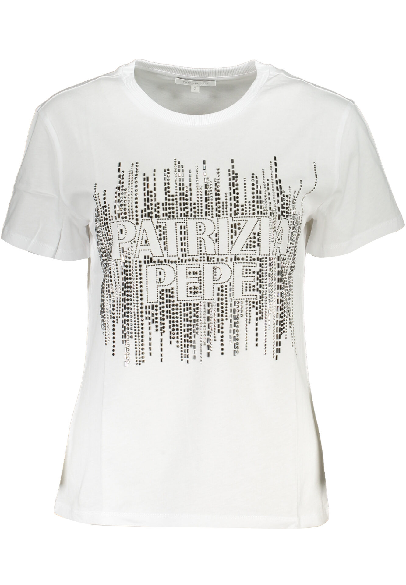 PATRIZIA PEPE WOMEN'S SHORT SLEEVE T-SHIRT WHITE
