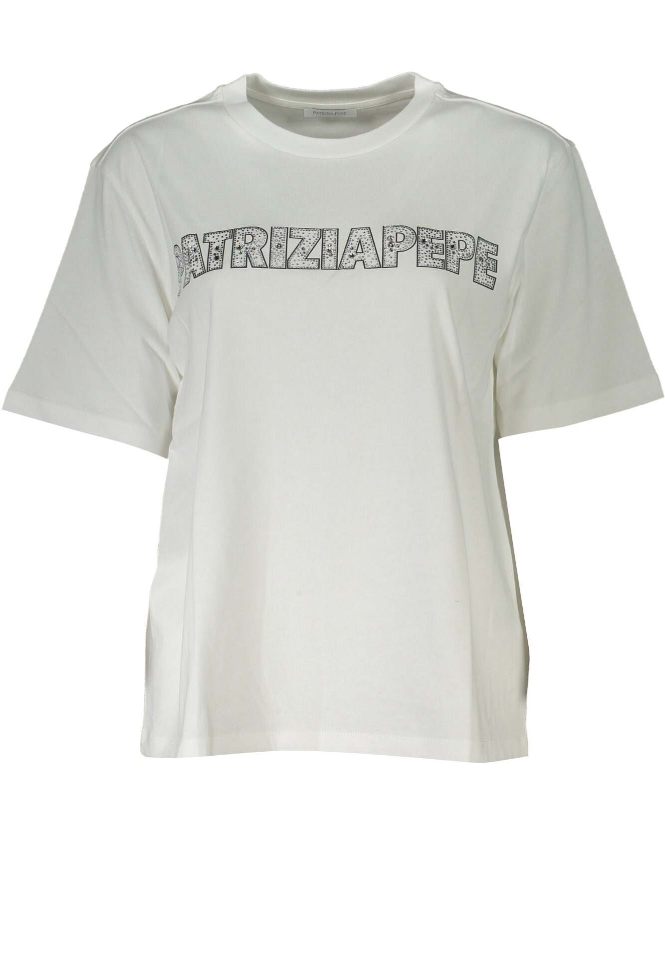 PATRIZIA PEPE WOMEN'S SHORT SLEEVE T-SHIRT WHITE