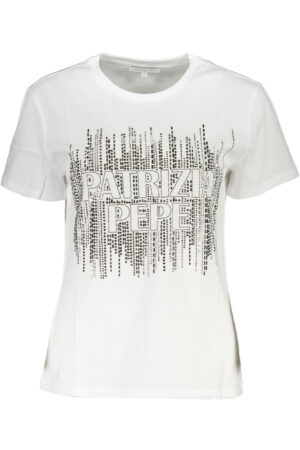 PATRIZIA PEPE WOMEN'S SHORT SLEEVE T-SHIRT WHITE