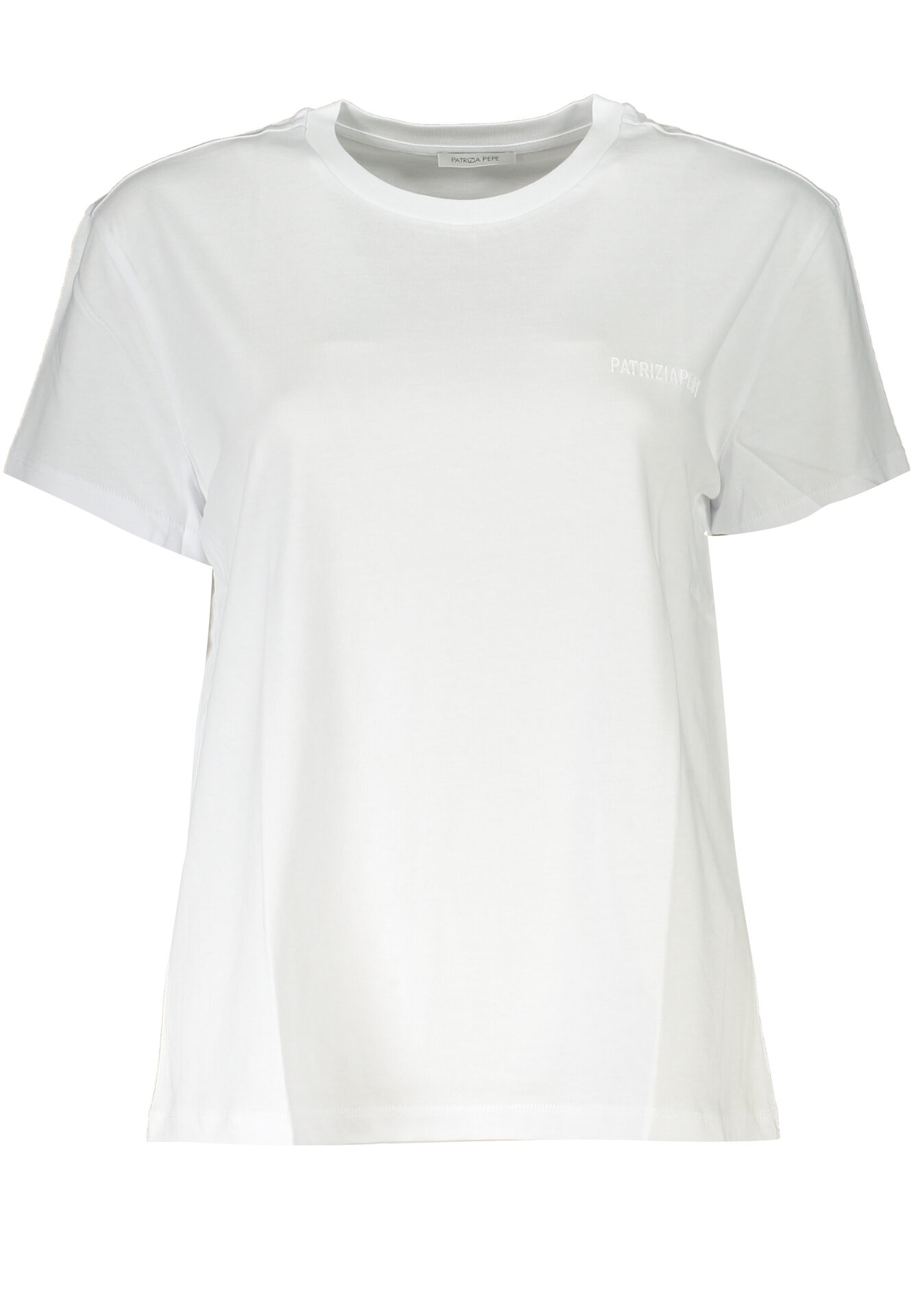 PATRIZIA PEPE WOMEN'S SHORT SLEEVE T-SHIRT WHITE