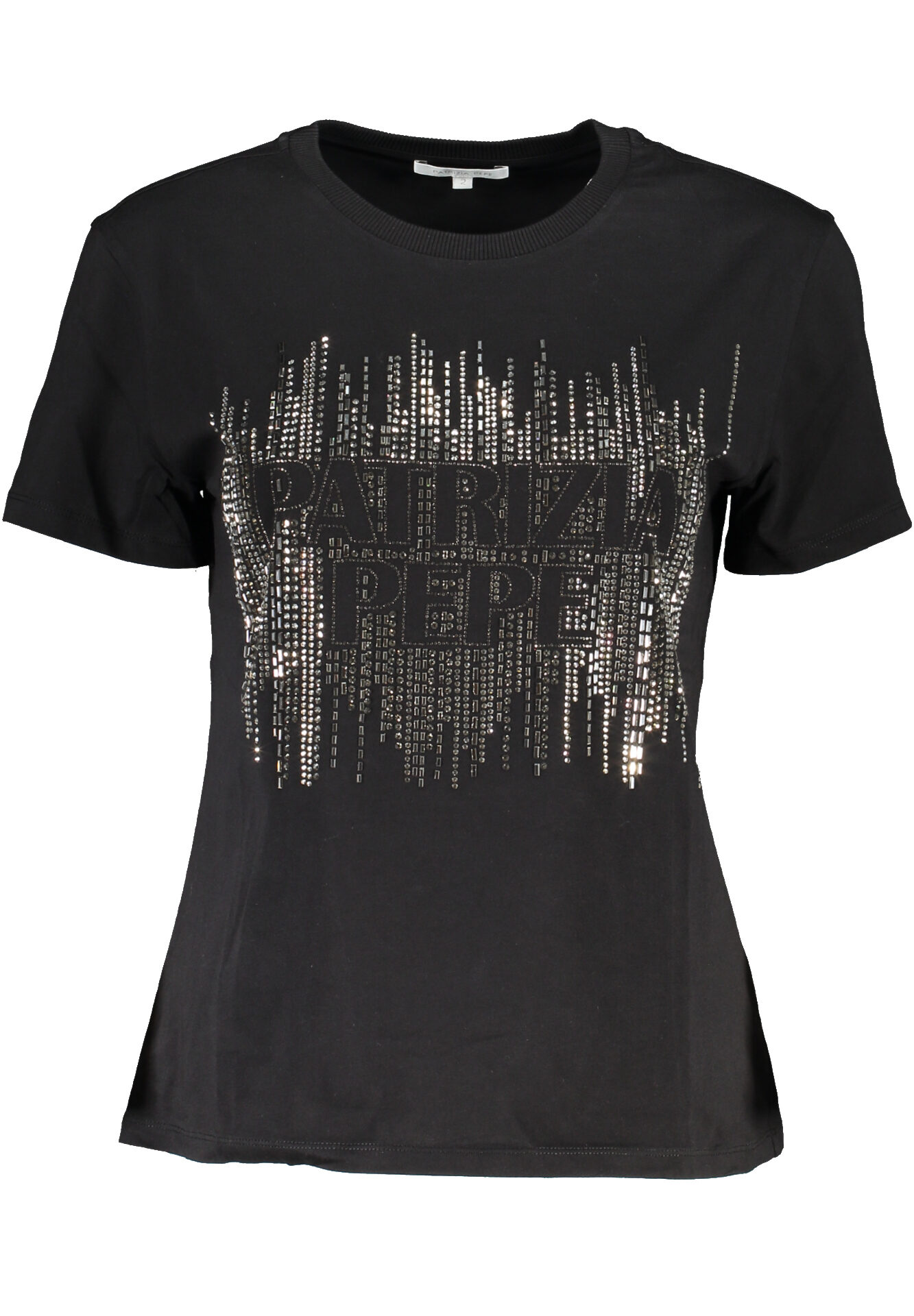 PATRIZIA PEPE WOMEN'S SHORT SLEEVE T-SHIRT BLACK