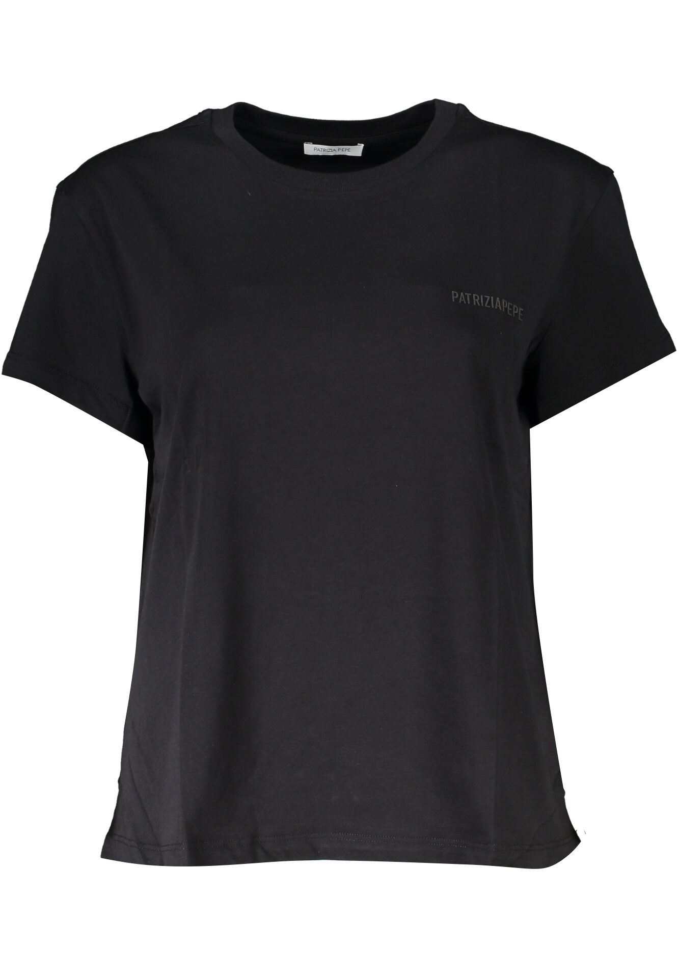 PATRIZIA PEPE WOMEN'S SHORT SLEEVE T-SHIRT BLACK