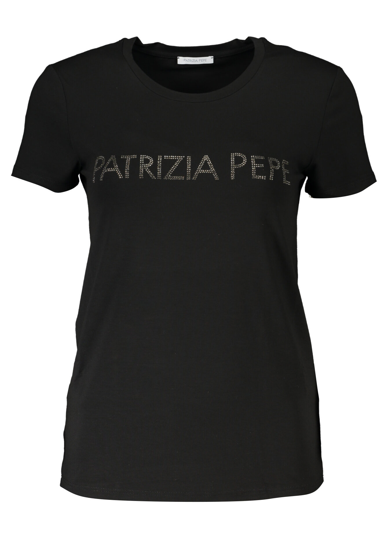 PATRIZIA PEPE WOMEN'S SHORT SLEEVE T-SHIRT BLACK